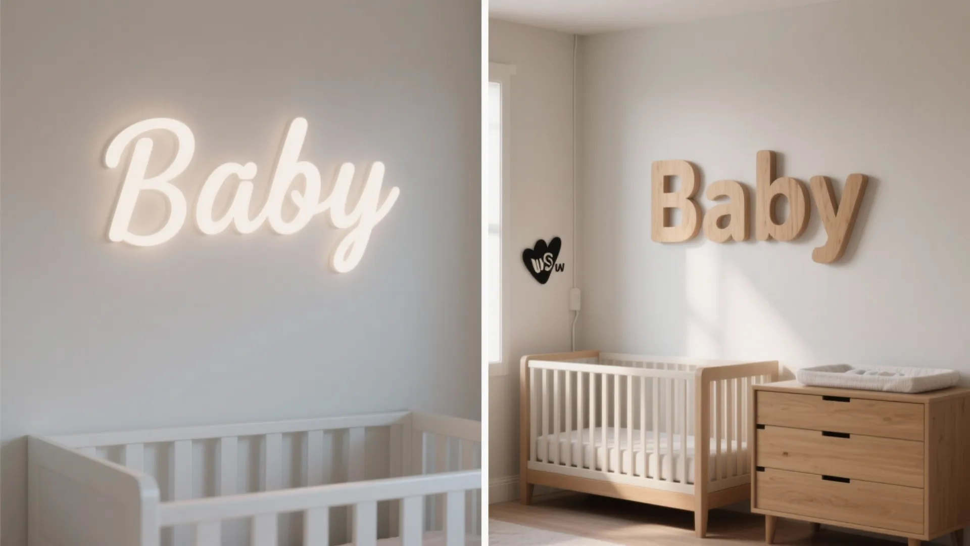 Safer Statement: Place the Name Beautifully, Not Above the Crib