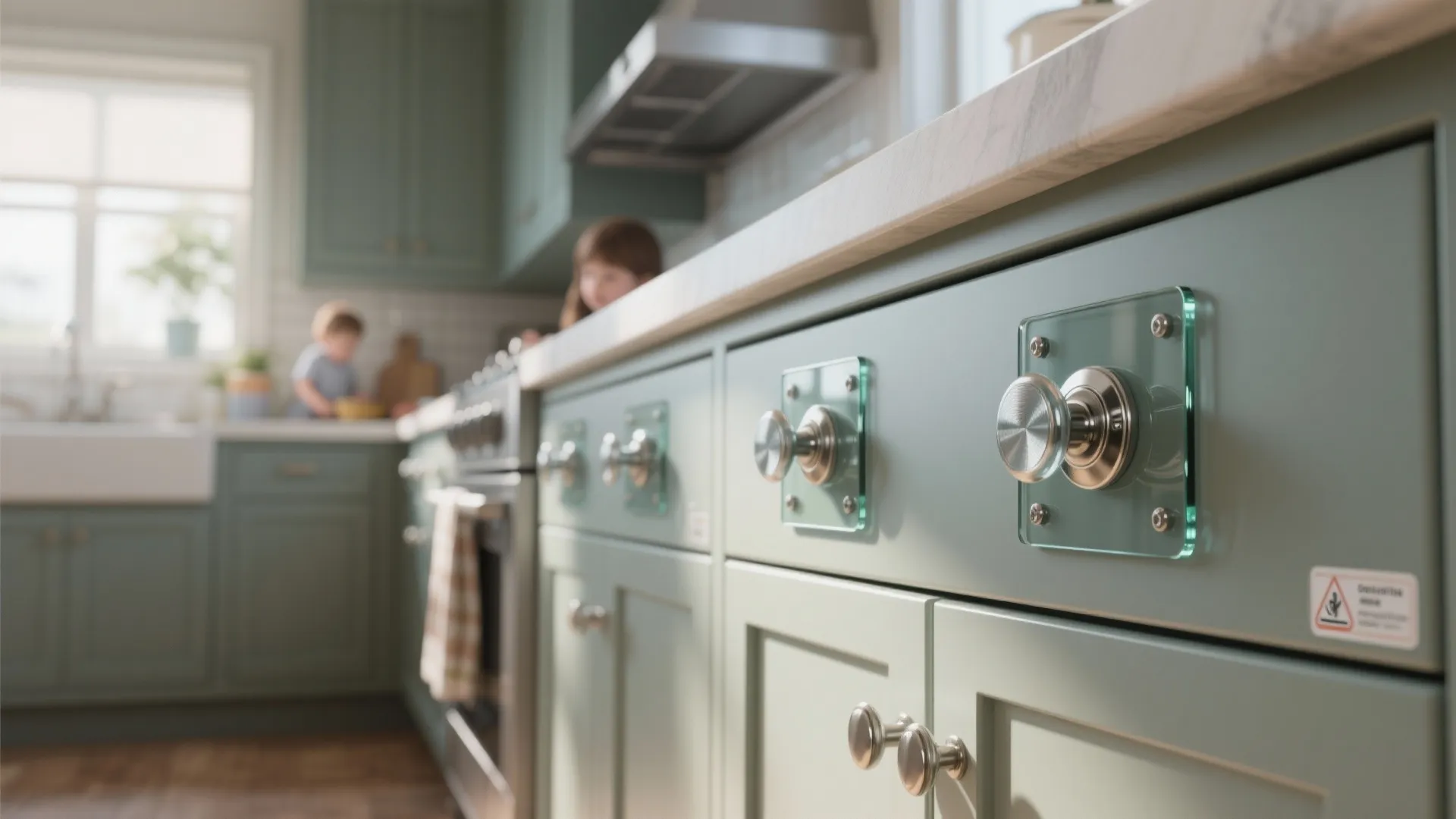 5. Safety glass knobs for family homes