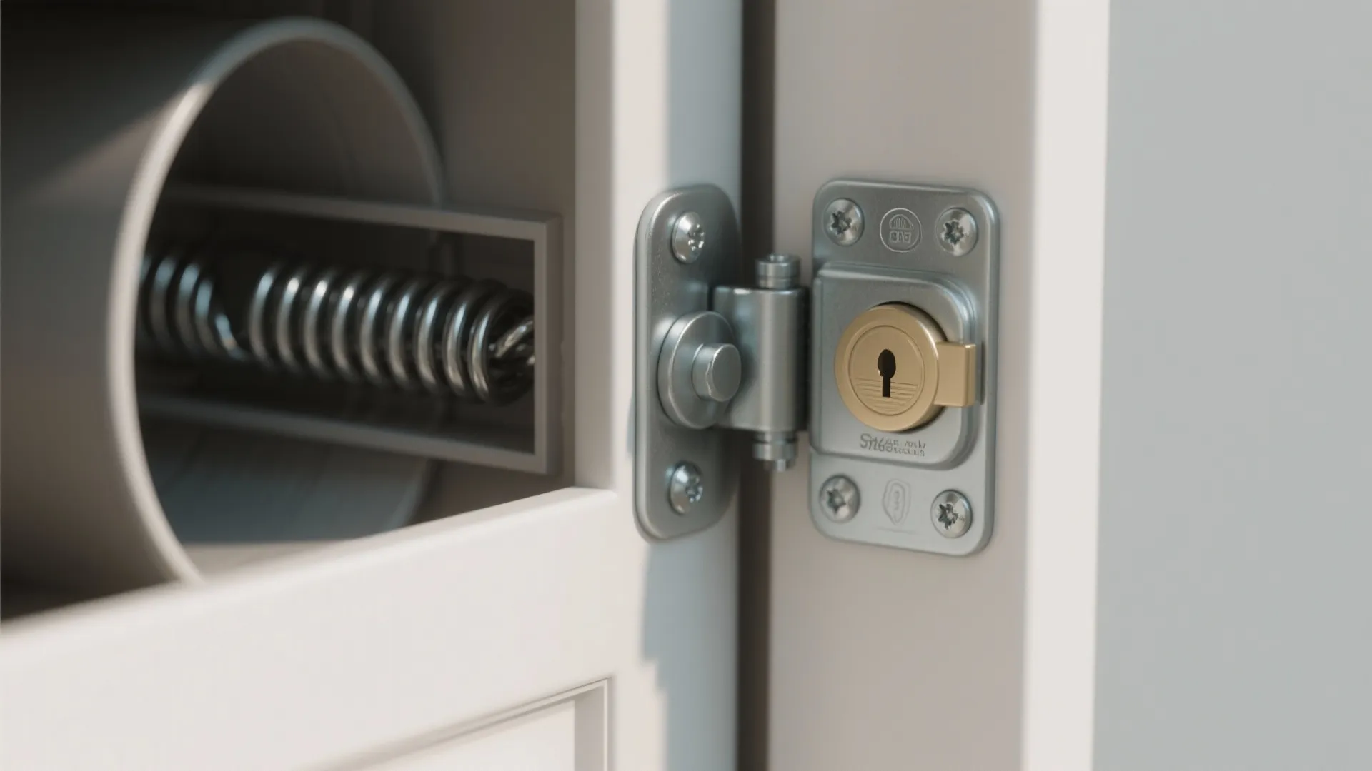 Safety-latch Drop Door with Fire and Child Considerations