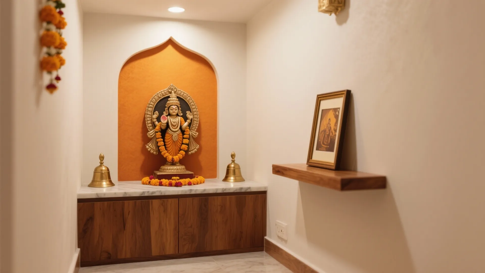 Saffron Accent with Warm Whites