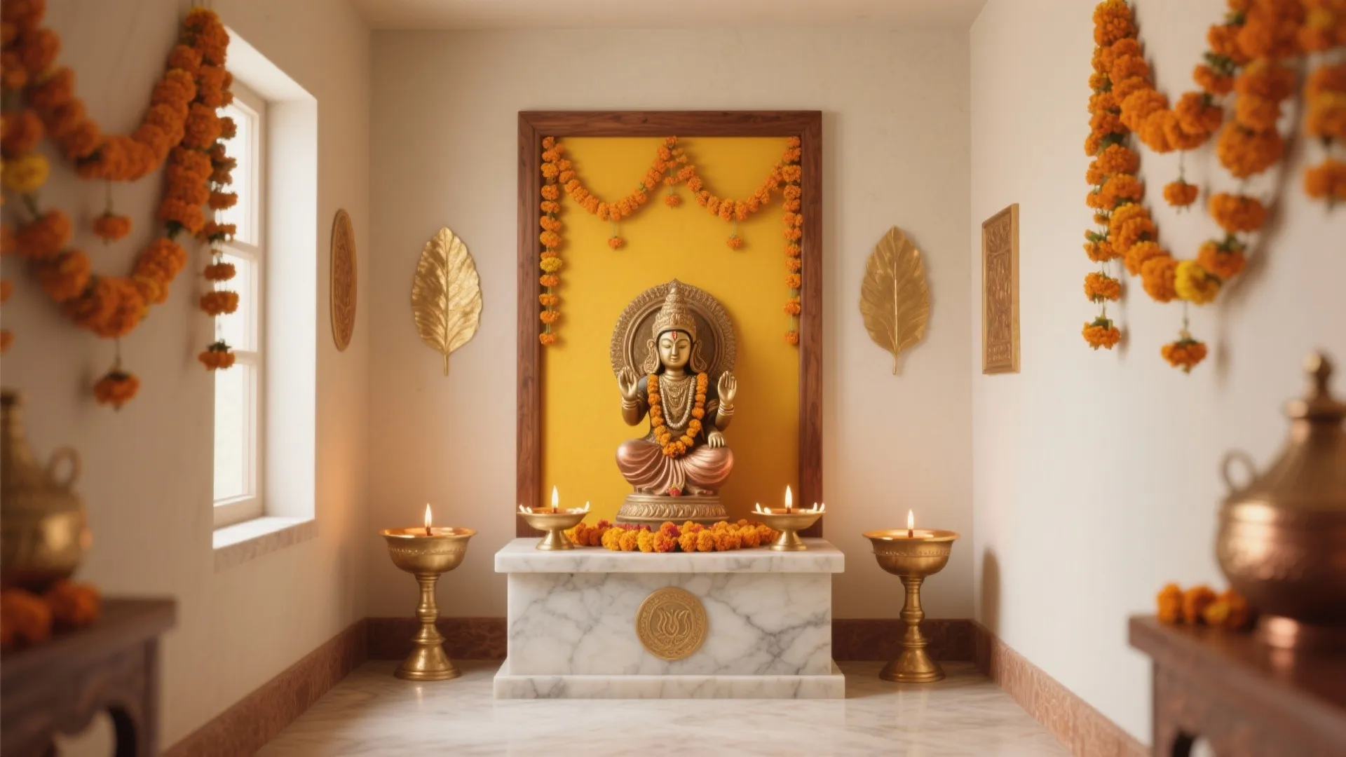 Idea 2: Auspicious Saffron and Turmeric Yellows