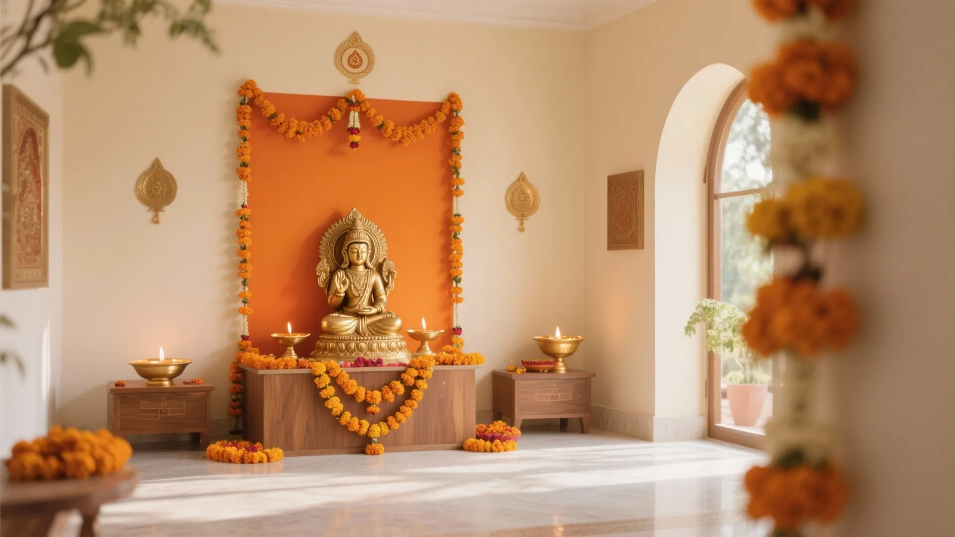 Saffron and Yellow for Sacred Warmth