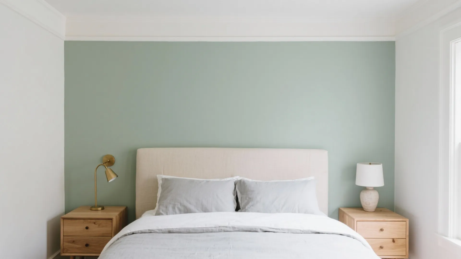 Soft Sage Accent Walls