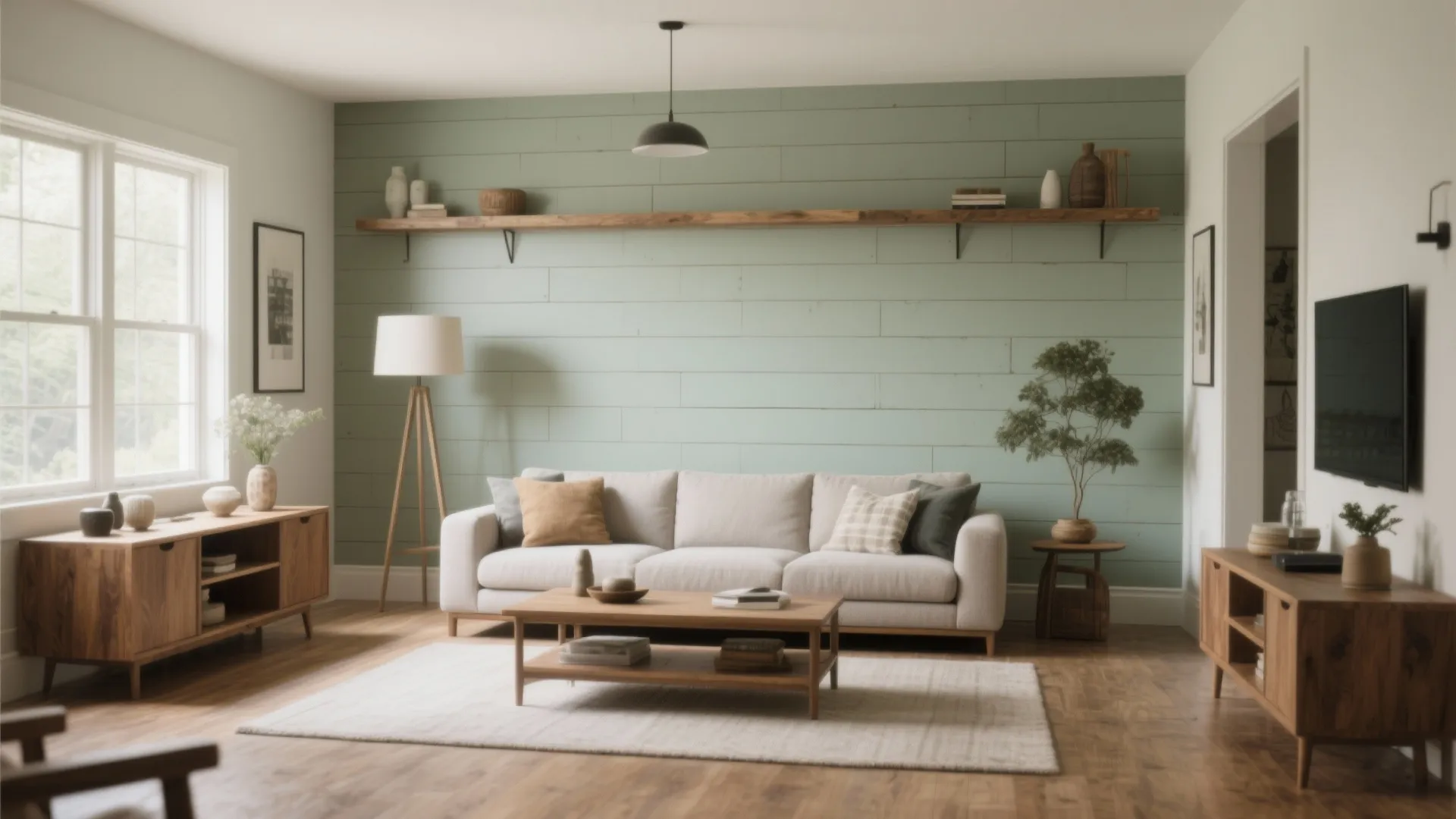 9. Crafted Accent Walls