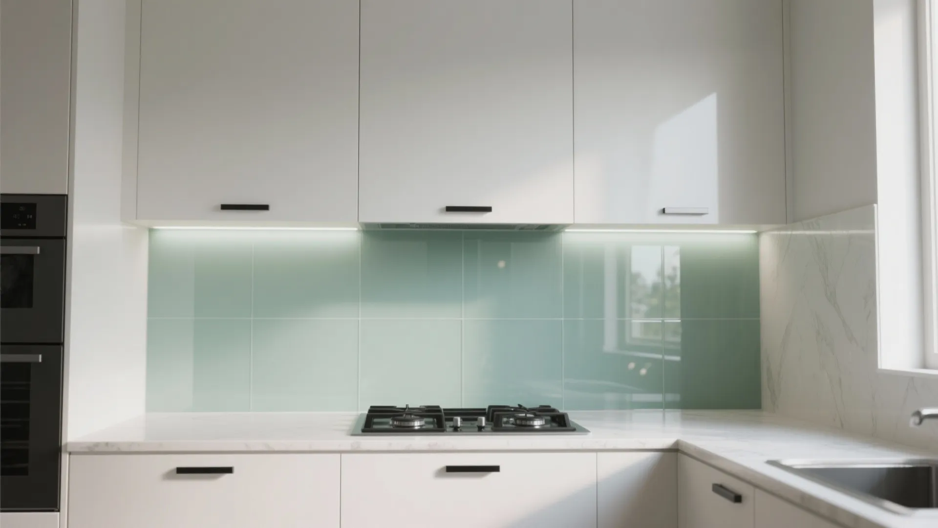 The Airiness of Glass Backsplashes