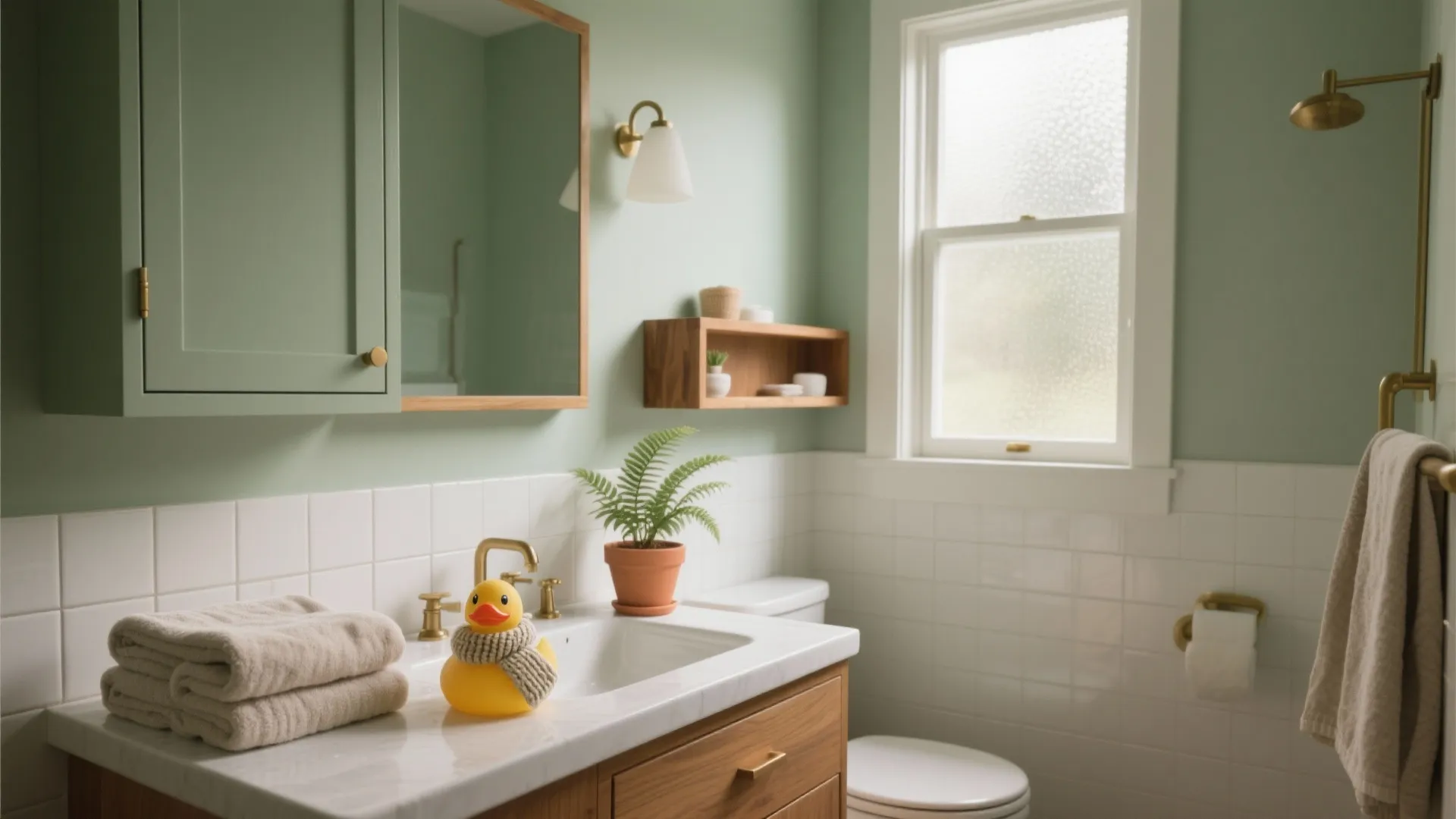 Sage Green Bathroom Decor: 5 Inspo Ideas: Small-space tips and real-life tricks to make sage green shine in your bathroom