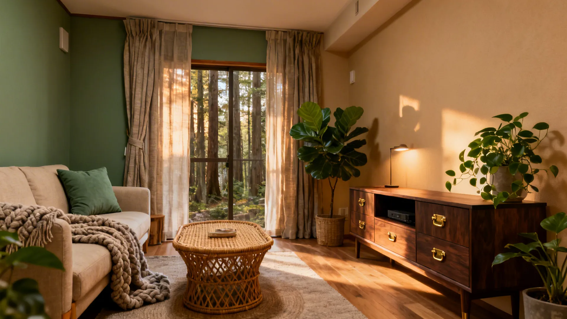 5 Sage Green & Beige Living Room Ideas