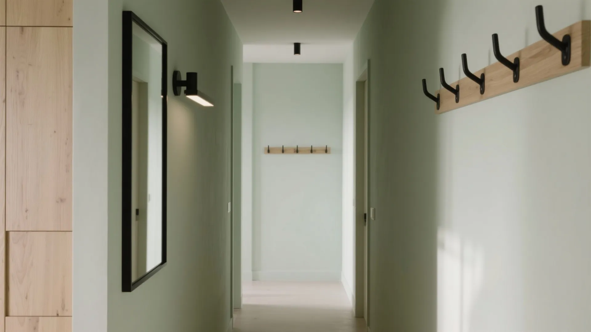 Light Sage with Matte Black Accents