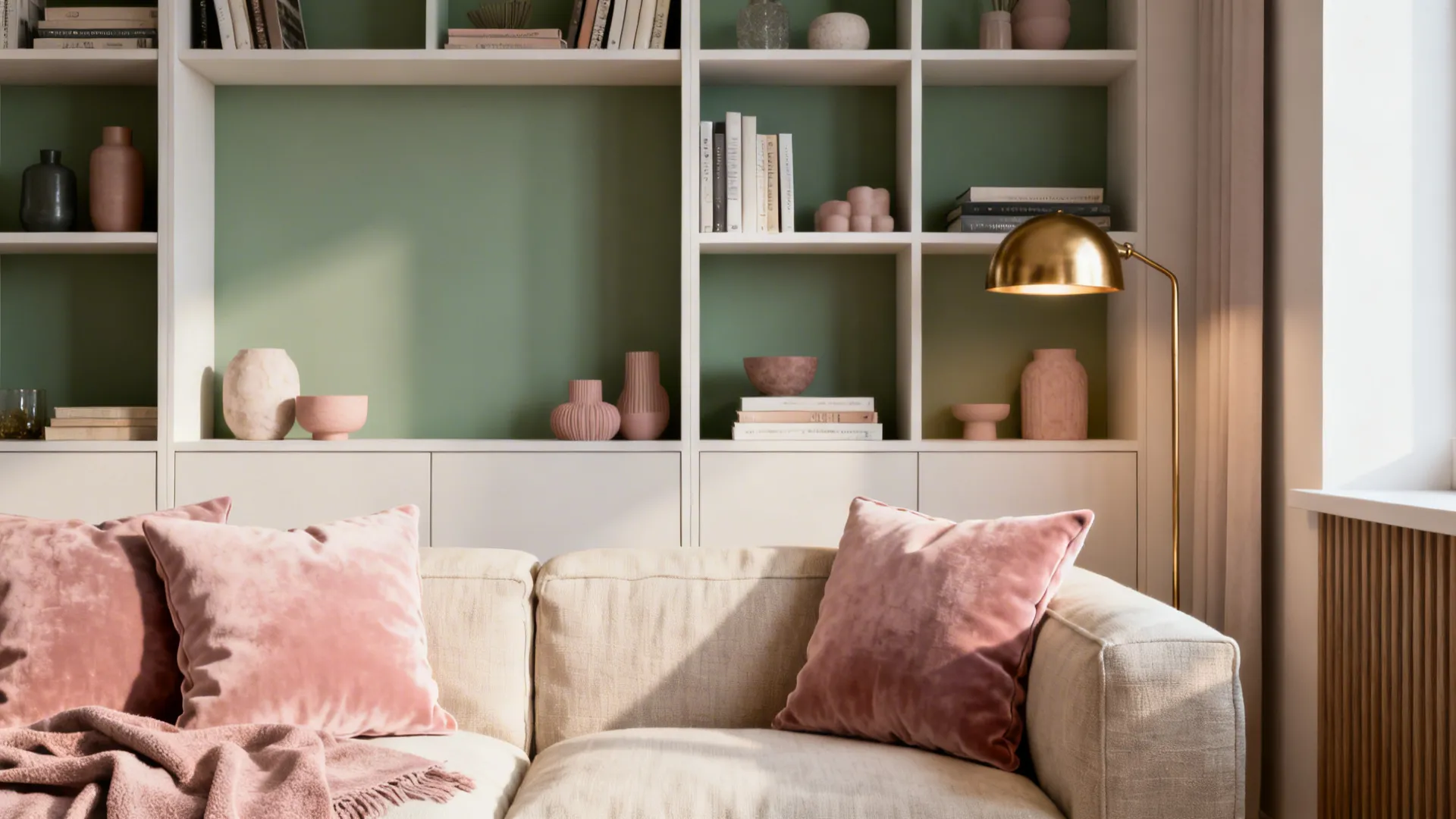 4. Sage Green + Blush