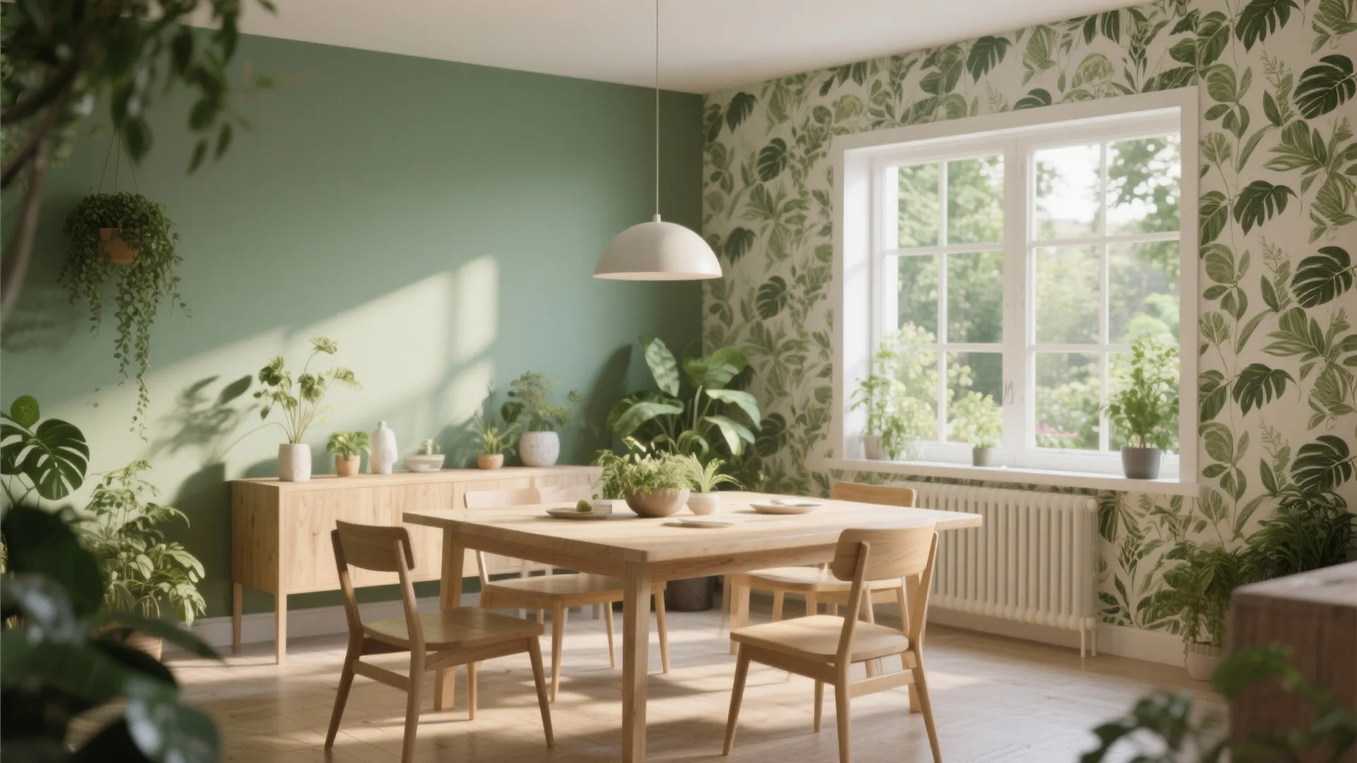 4. Mix Sage with Botanical Prints