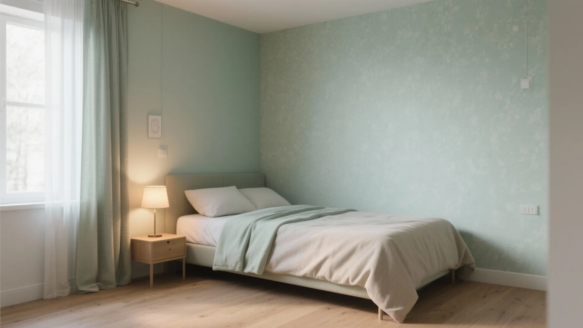 1. Soft Sage for a Calm Retreat