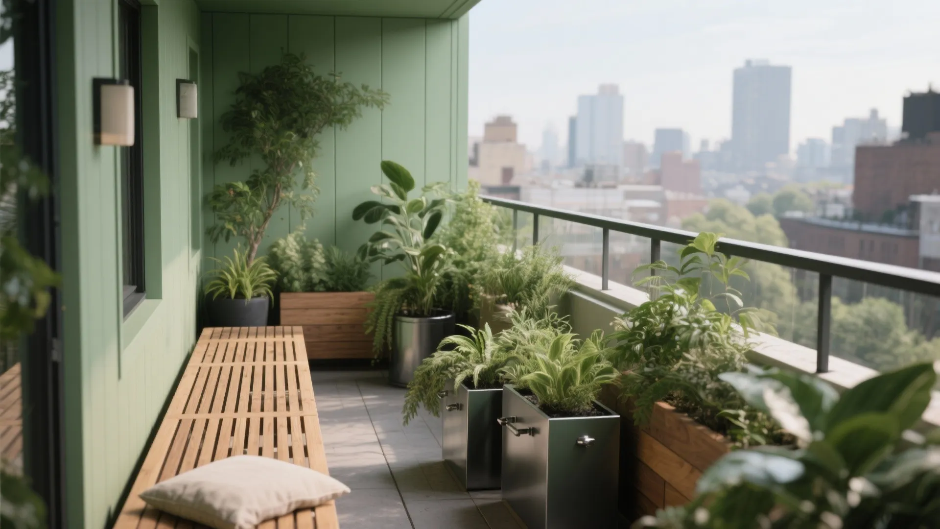 Earthy Greens and Wood Tones for Biophilic Calm