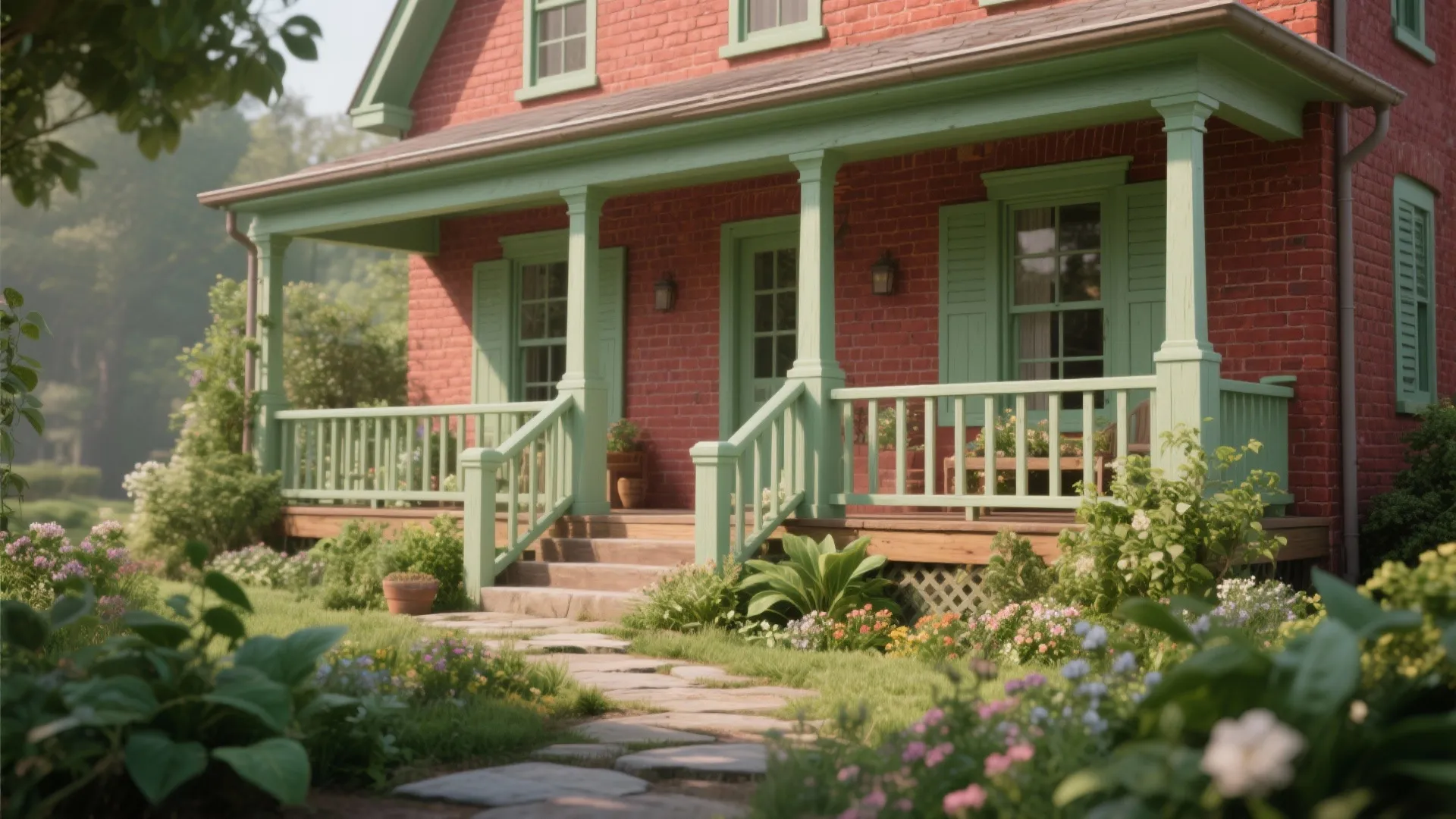 3. Soft Sage Green for a Cottage Feel