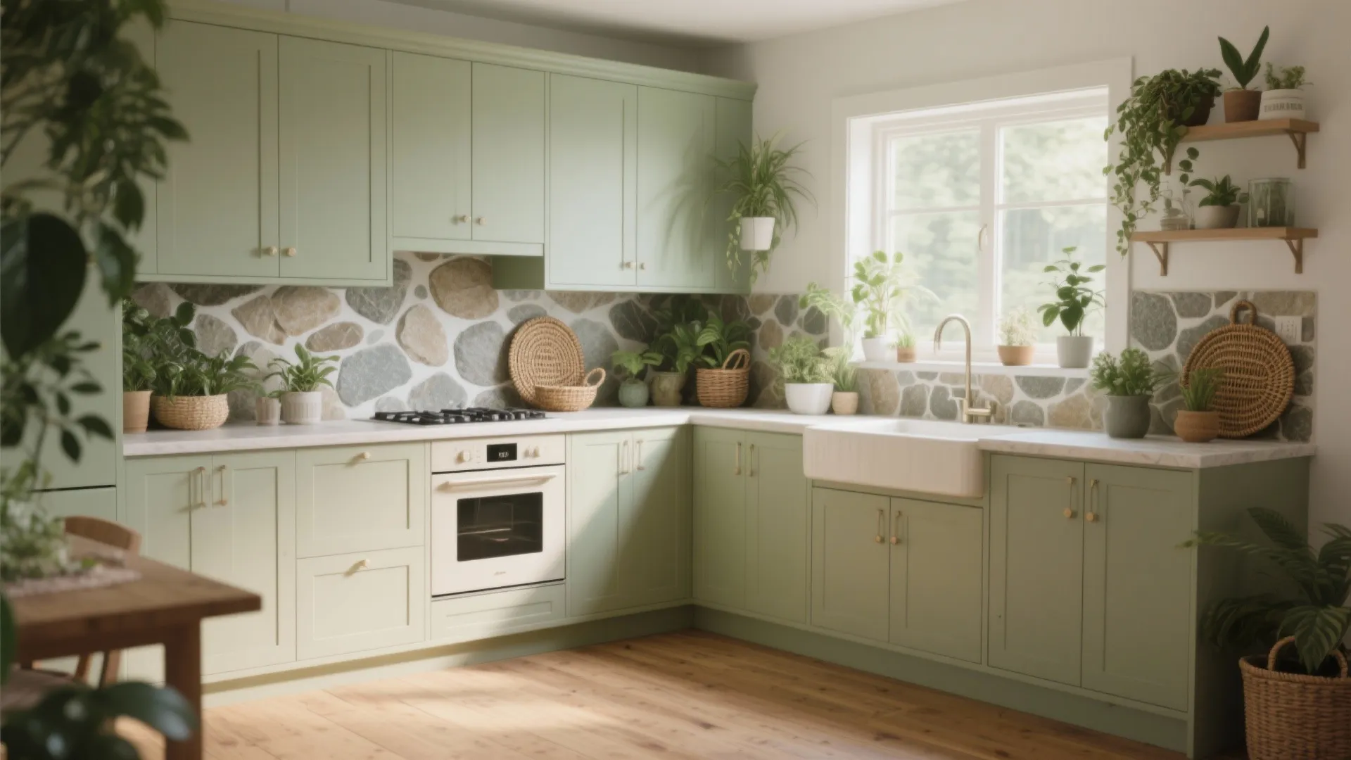 4. Cream with a green undertone