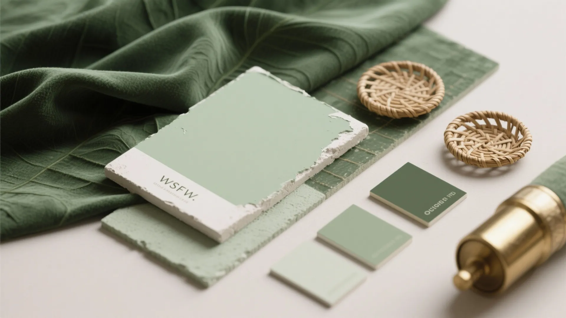 2. Monochrome Sage Layers