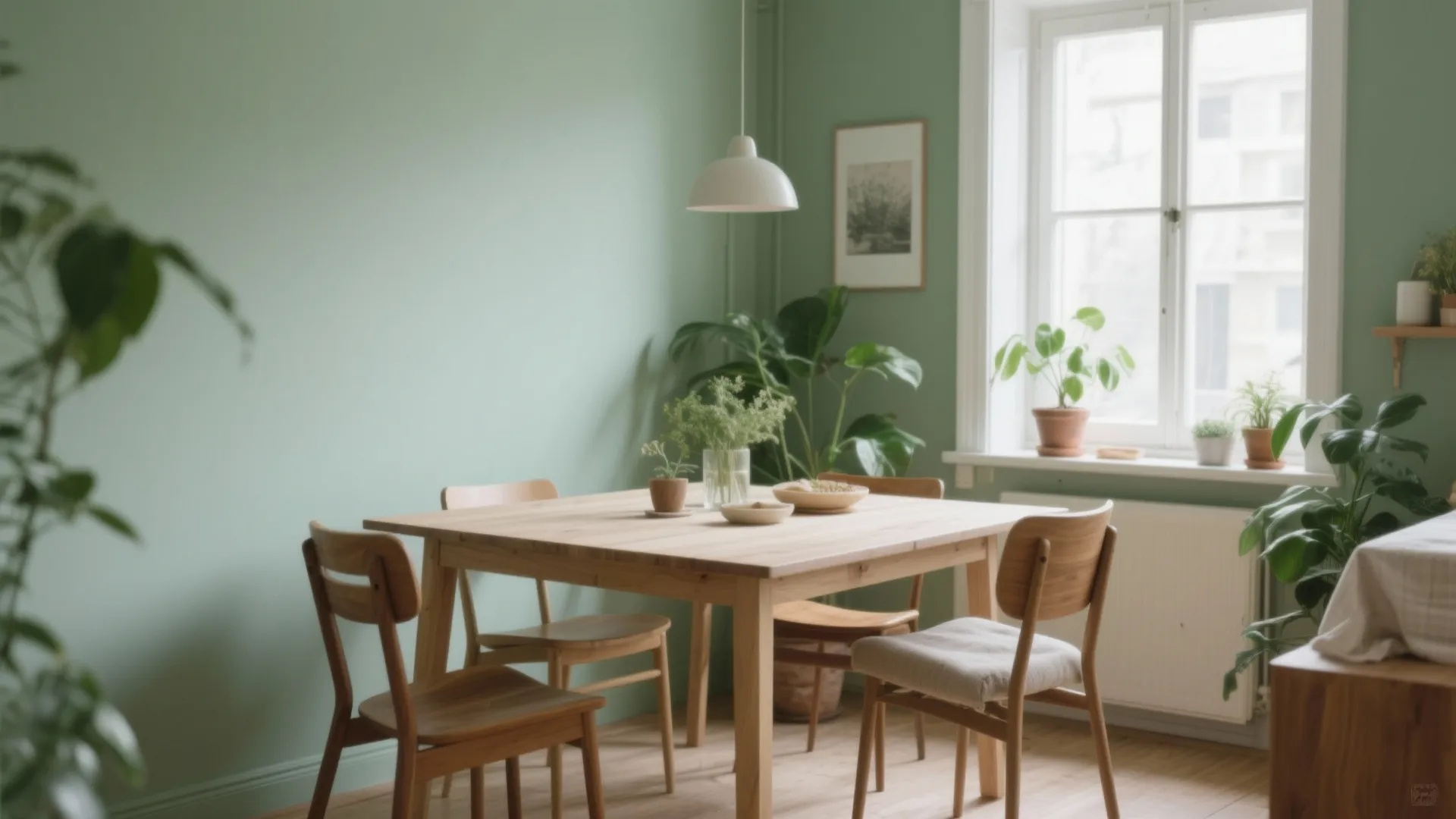 2. Soft Sage for Fresh, Light Dining