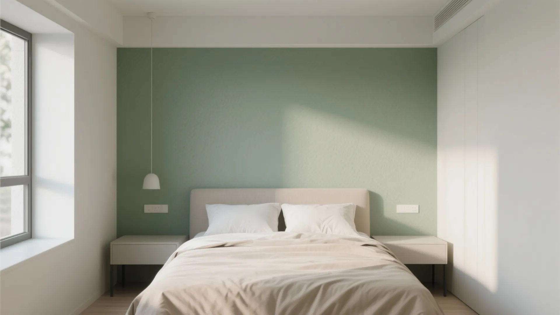 Minimalist Painted Accent Wall