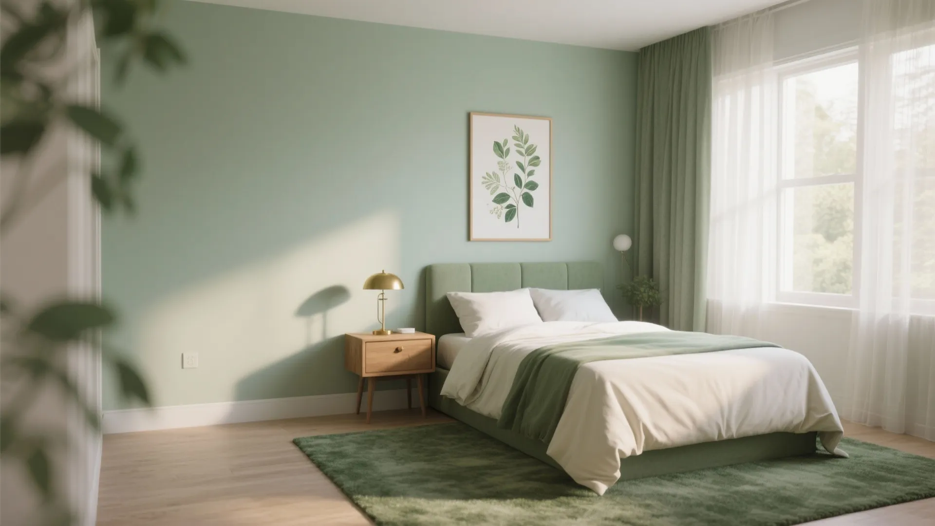 3. Muted Sage Green — subtle personality
