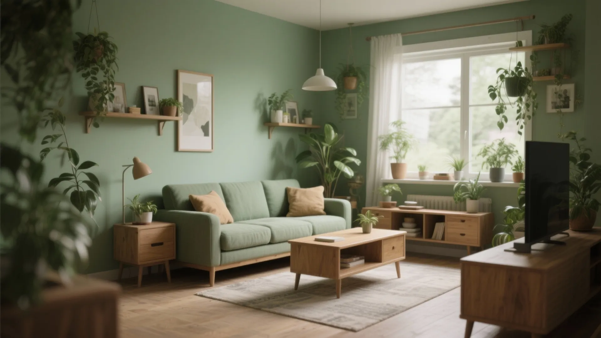 6. Earthy Greens for Calm