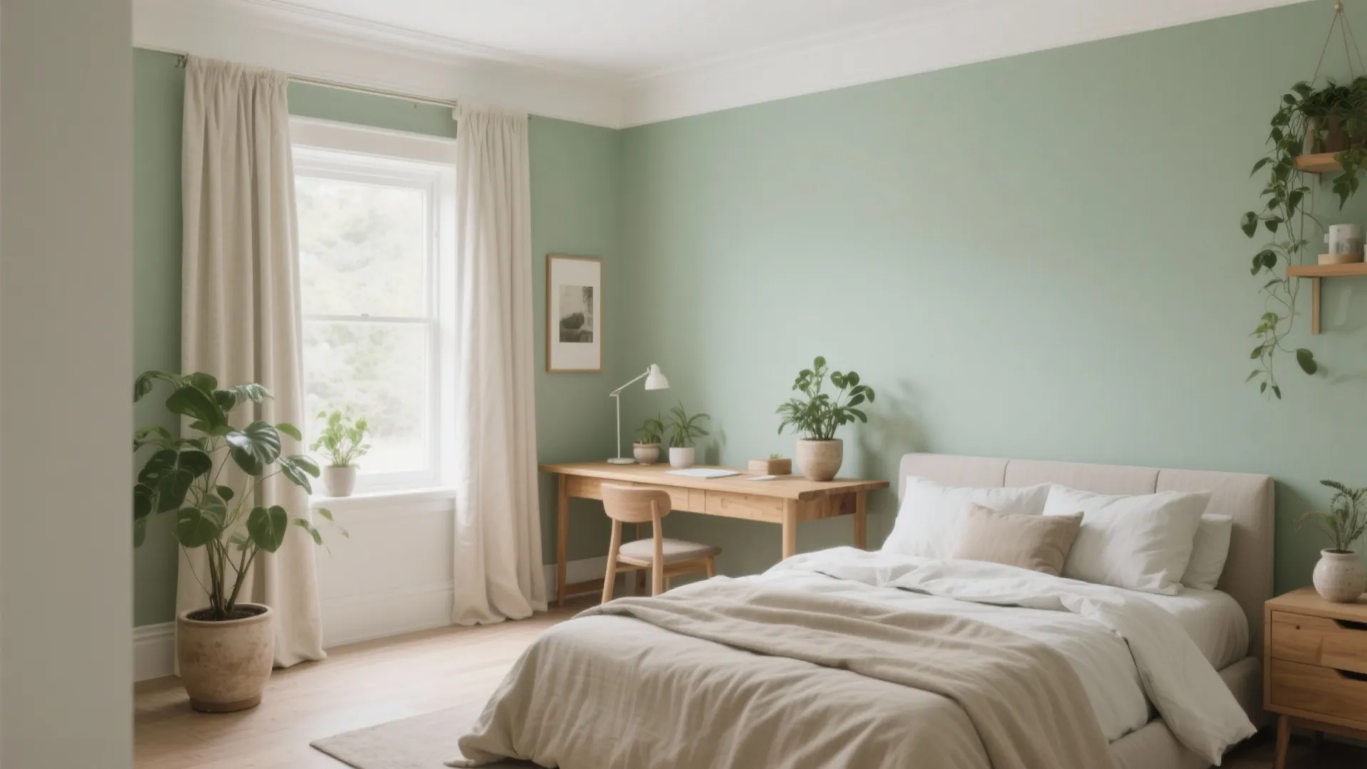 Fresh Sage Green for Calm, Biophilic Balance