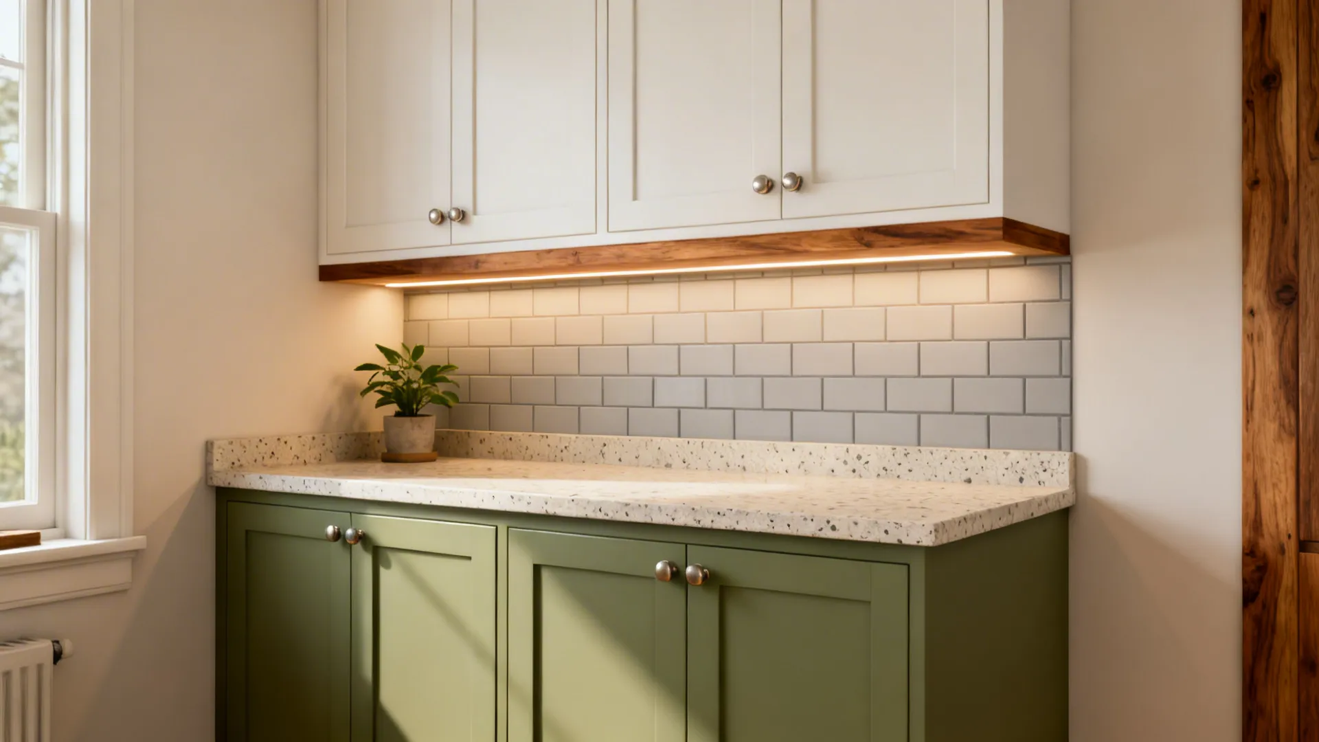 3) Calm sage green for a fresh, grounded feel