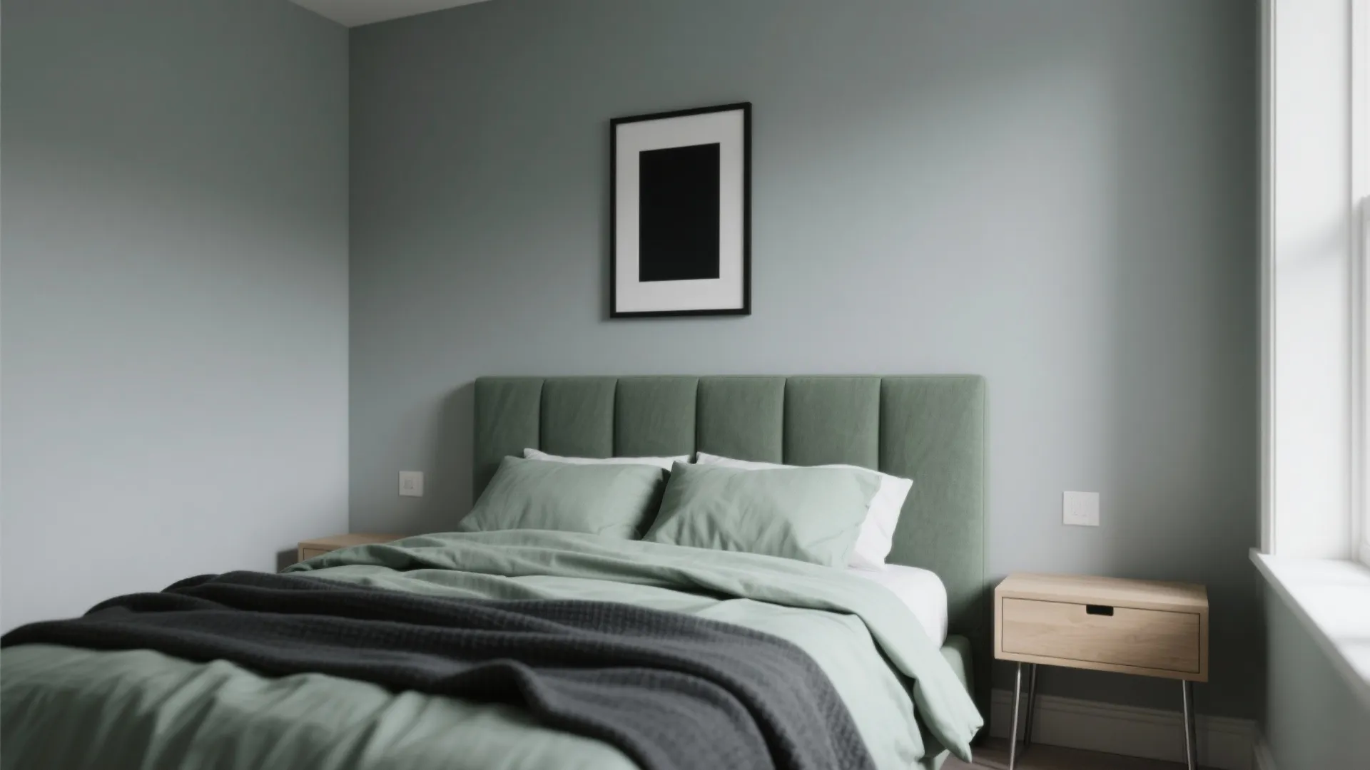 Soft Grey + Sage Green