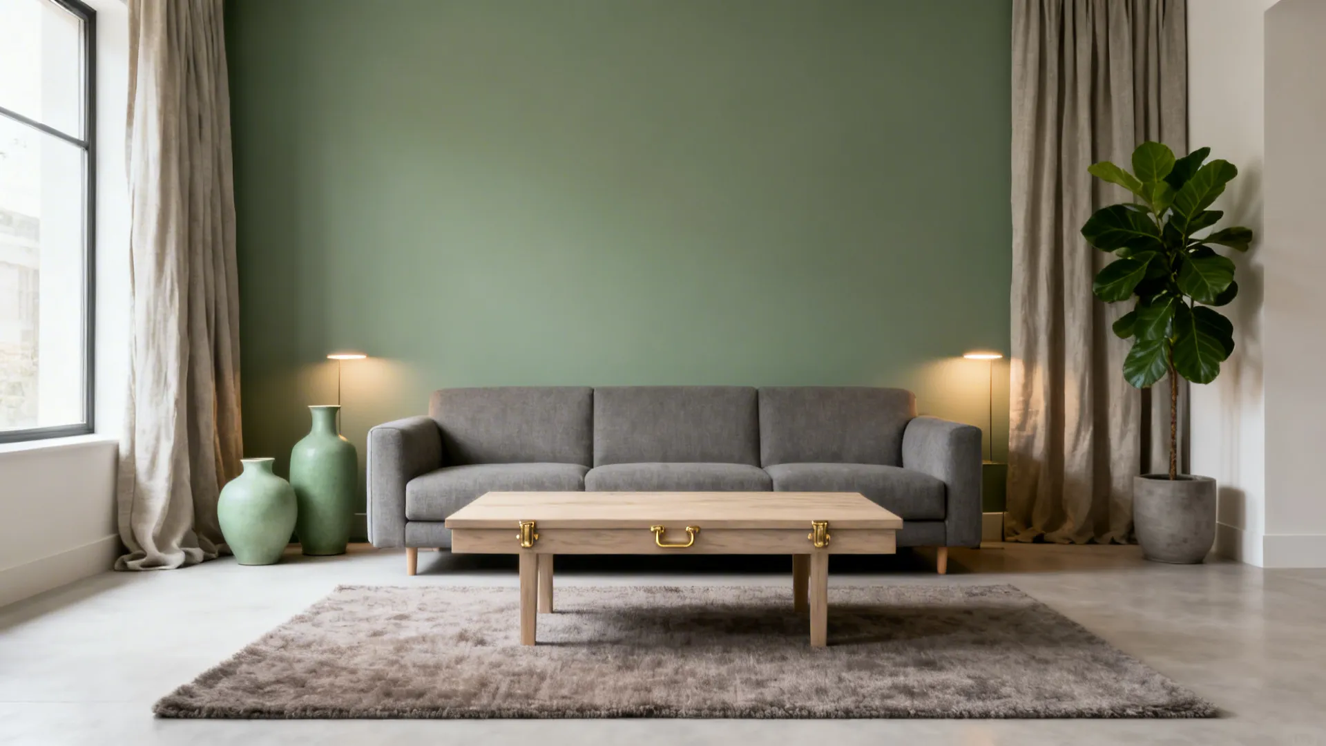 5 Sage Green & Grey Living Room Ideas