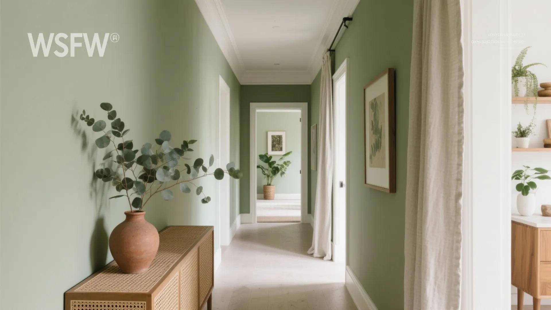 Sage Green for Calm, Biophilic Warmth