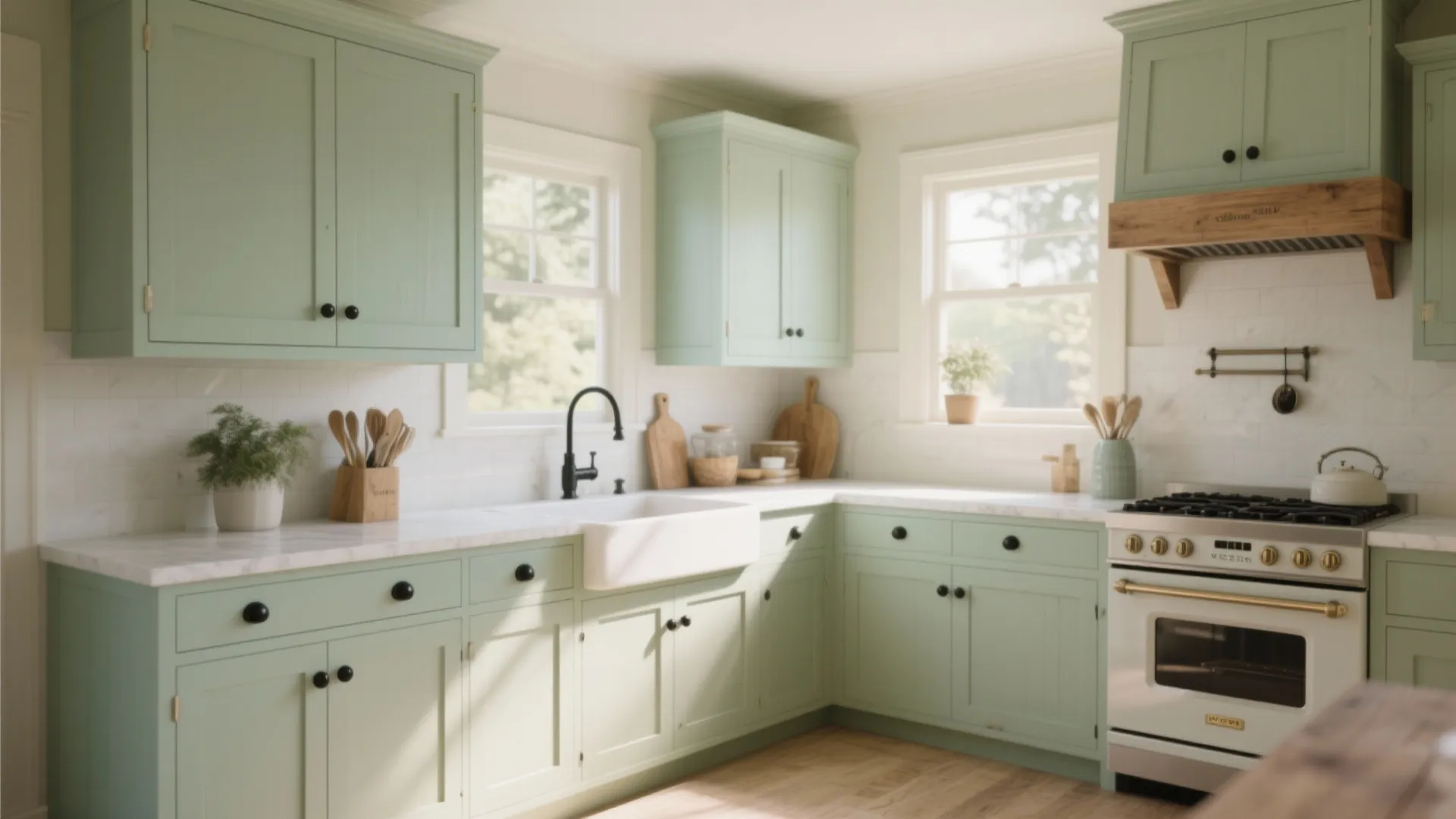 2. Soft Sage for Airy Calm