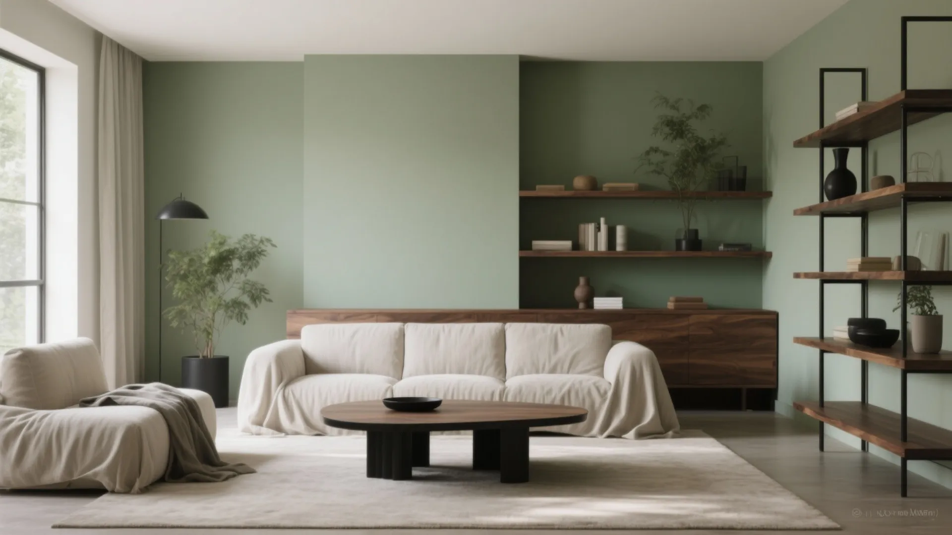 Muted Greens and Nature-Inspired Palettes