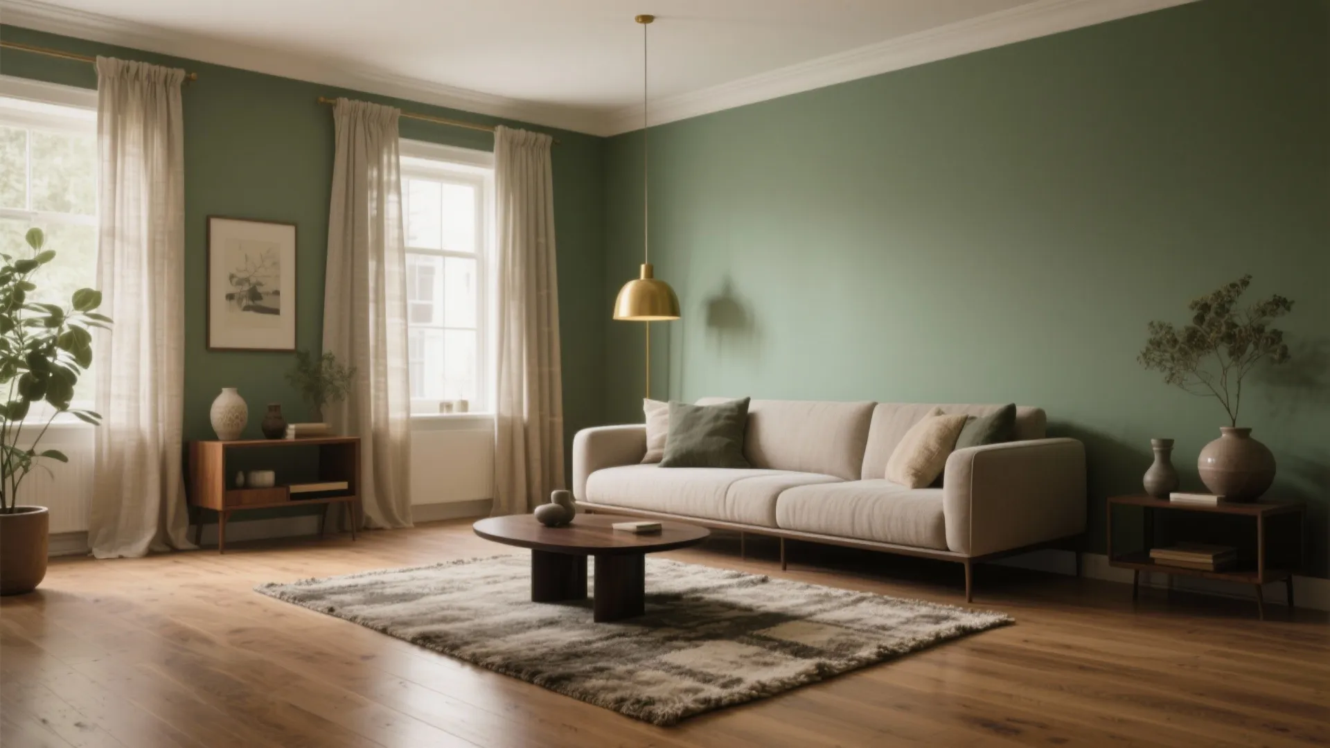 Sage Green Living Room: 5 Inspiring Ideas: How I use sage green paint in living rooms to make small and large spaces feel calm, chic, and surprisingly versatile