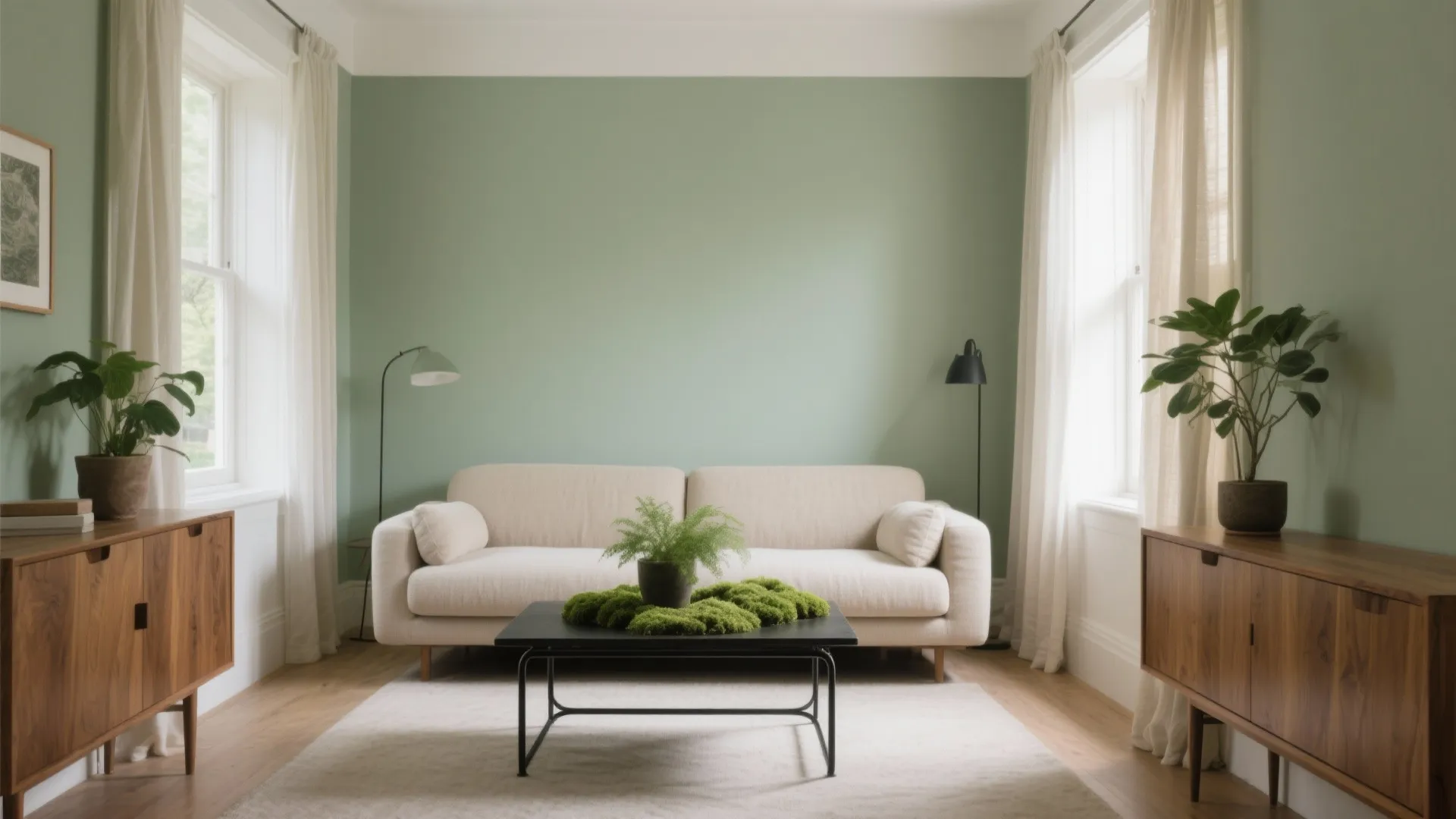 1) Muted Greens: Sage, Moss, and Olive Tints