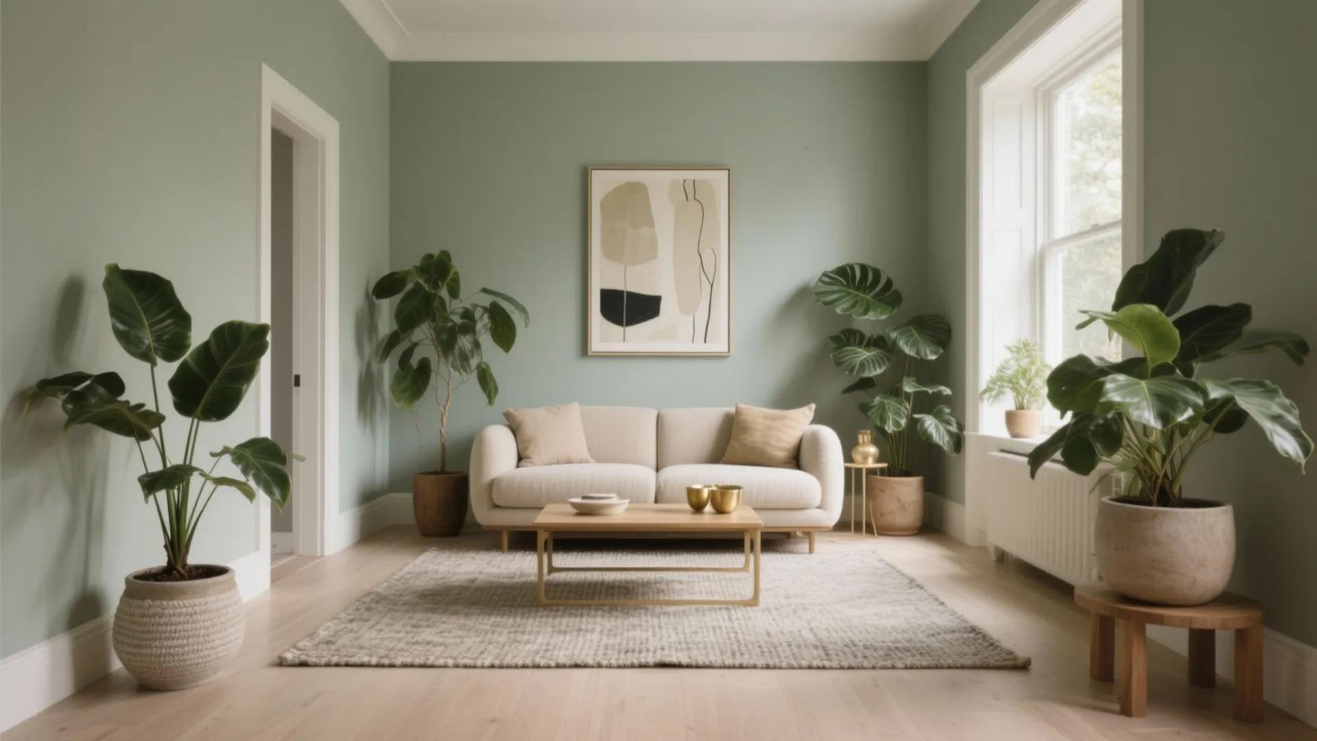 Calming Sage Green & Biophilic Neutrals
