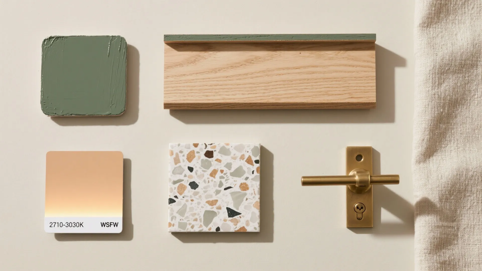 Nature-Inspired Sage With Textured Trim