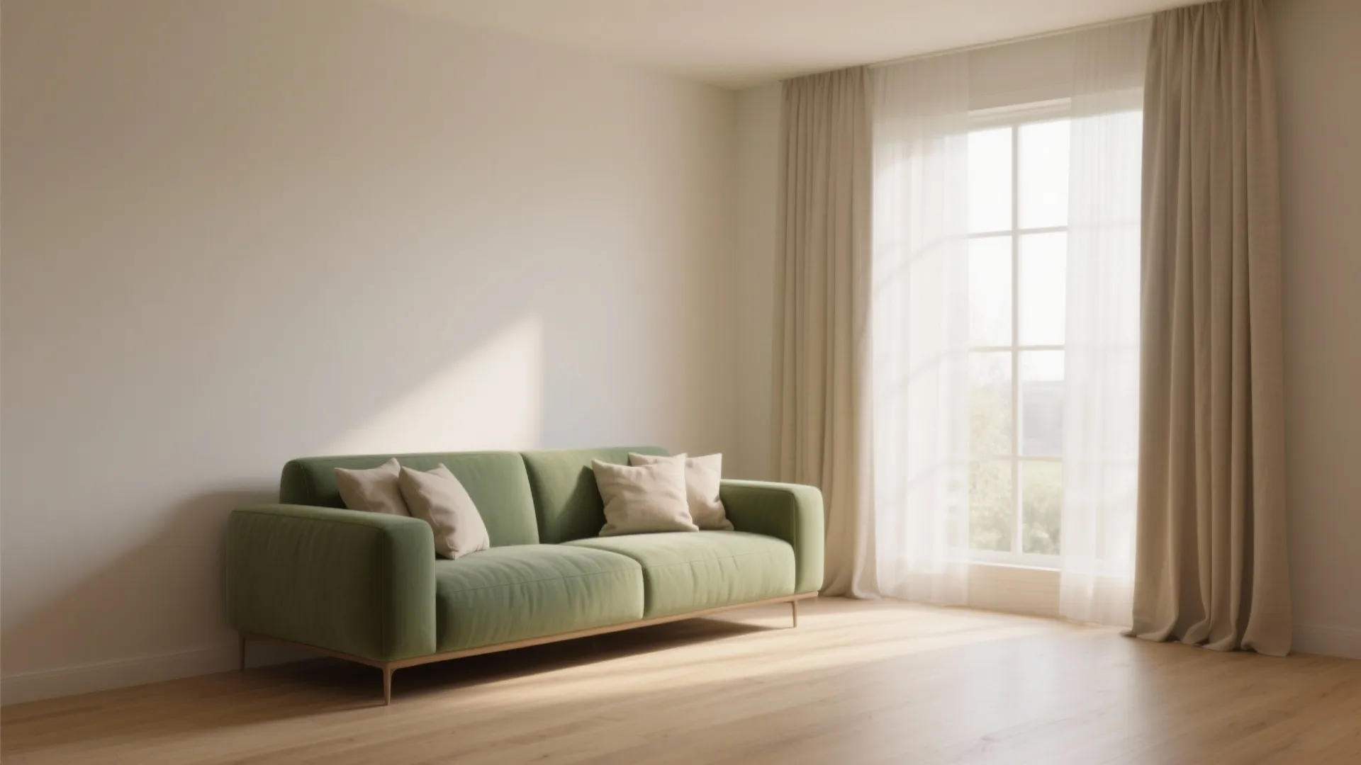 Sage Green Meets Minimalist Neutrals