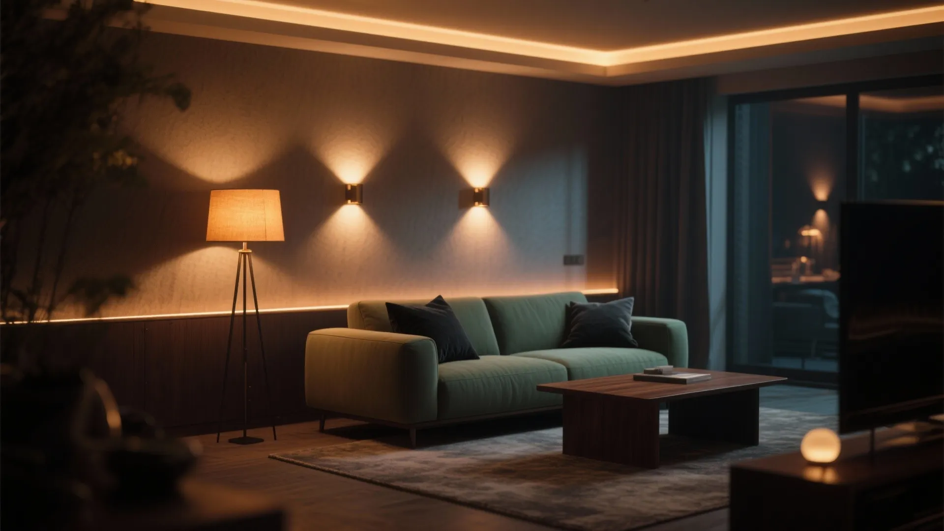 5. Strategic Contrast and Mood Lighting
