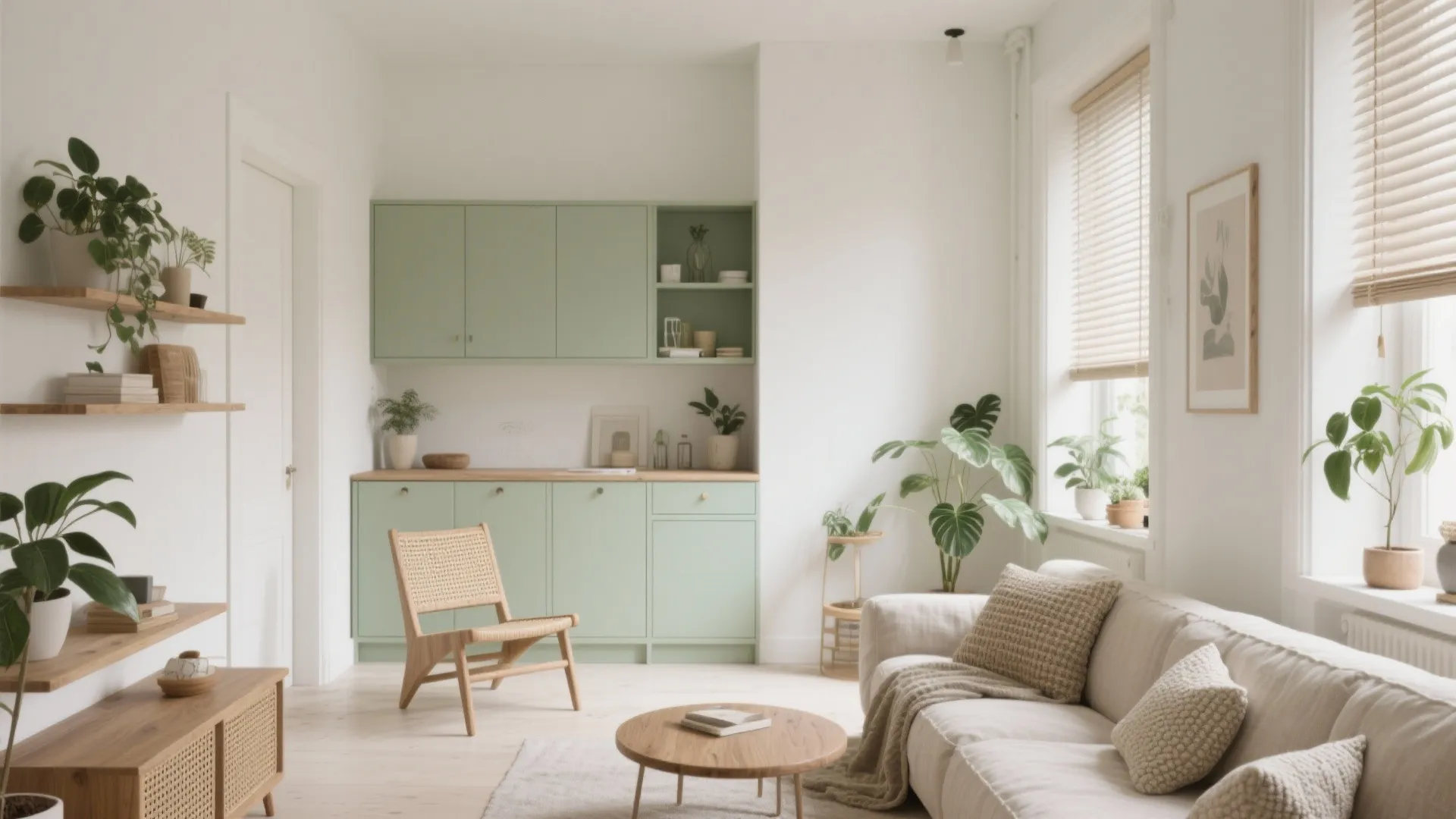 Soft Neutrals & Sage Green