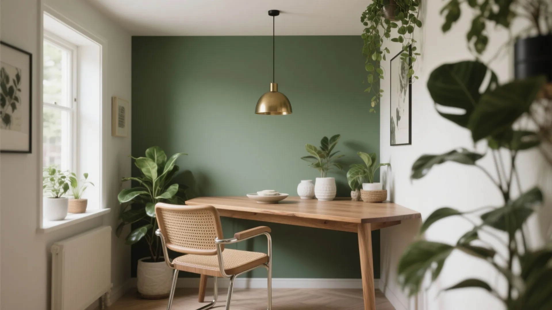 Nature-Driven Palette: Greens, Woods, and Light