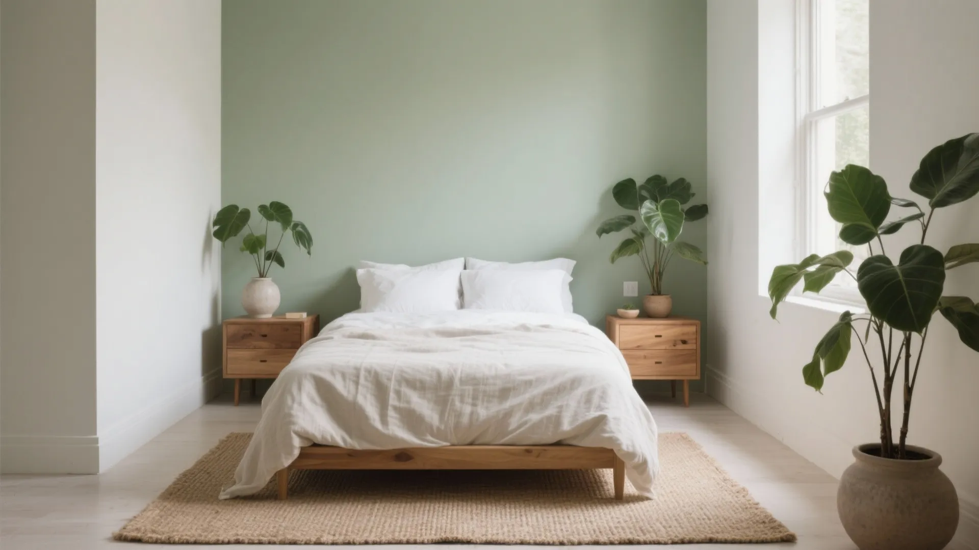 Sage Green + Warm Oak (Biophilic Balance)