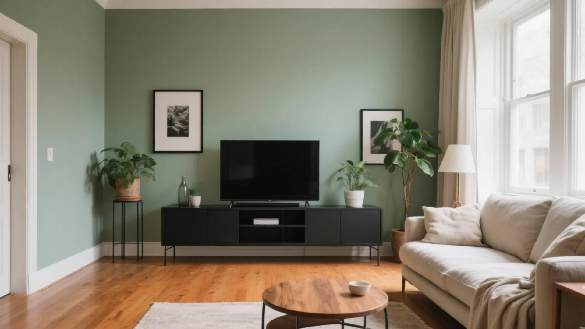 4) Nature-inspired: sage, oat, and charcoal