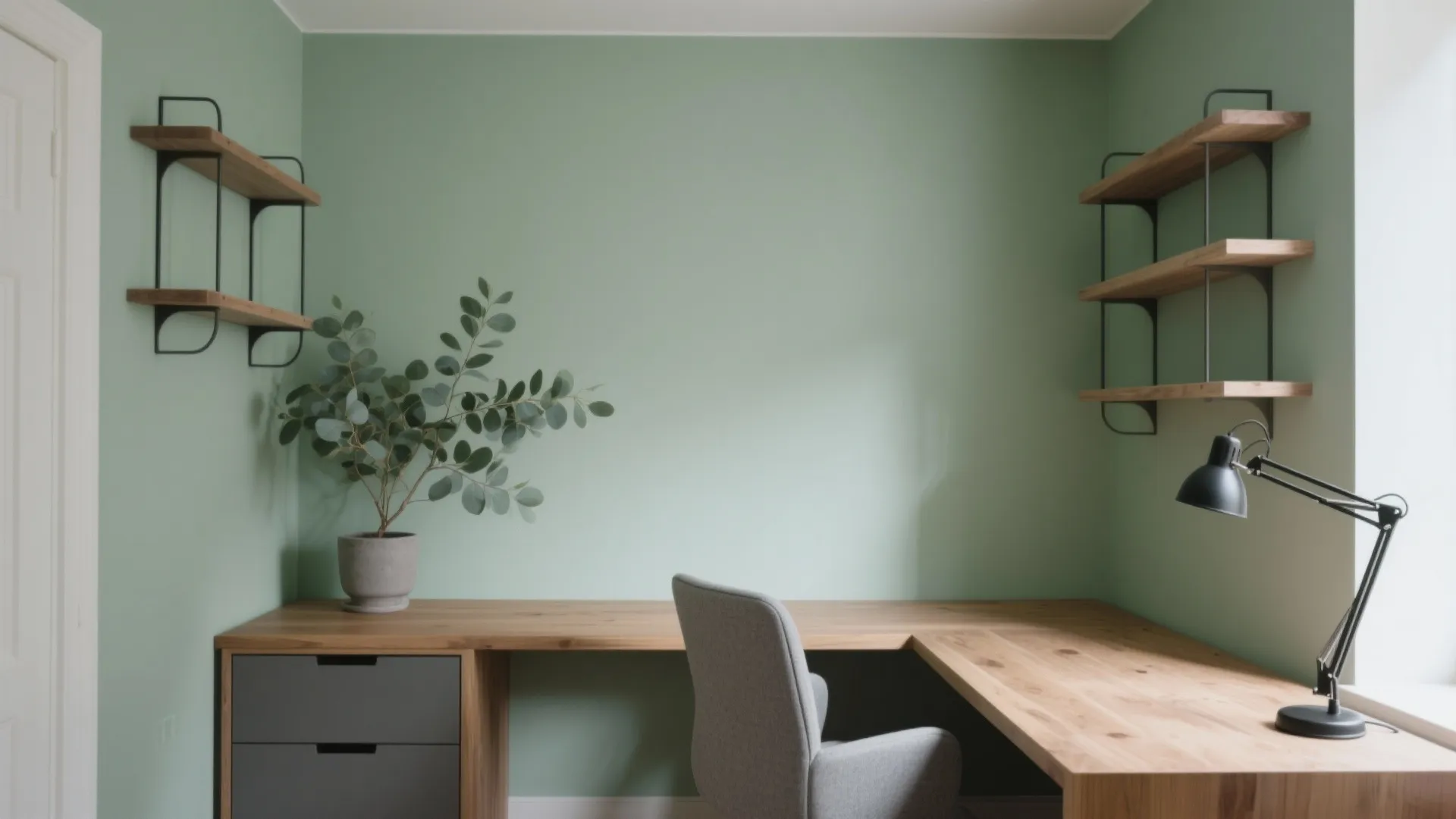 Biophilic Greens for Calmer Focus