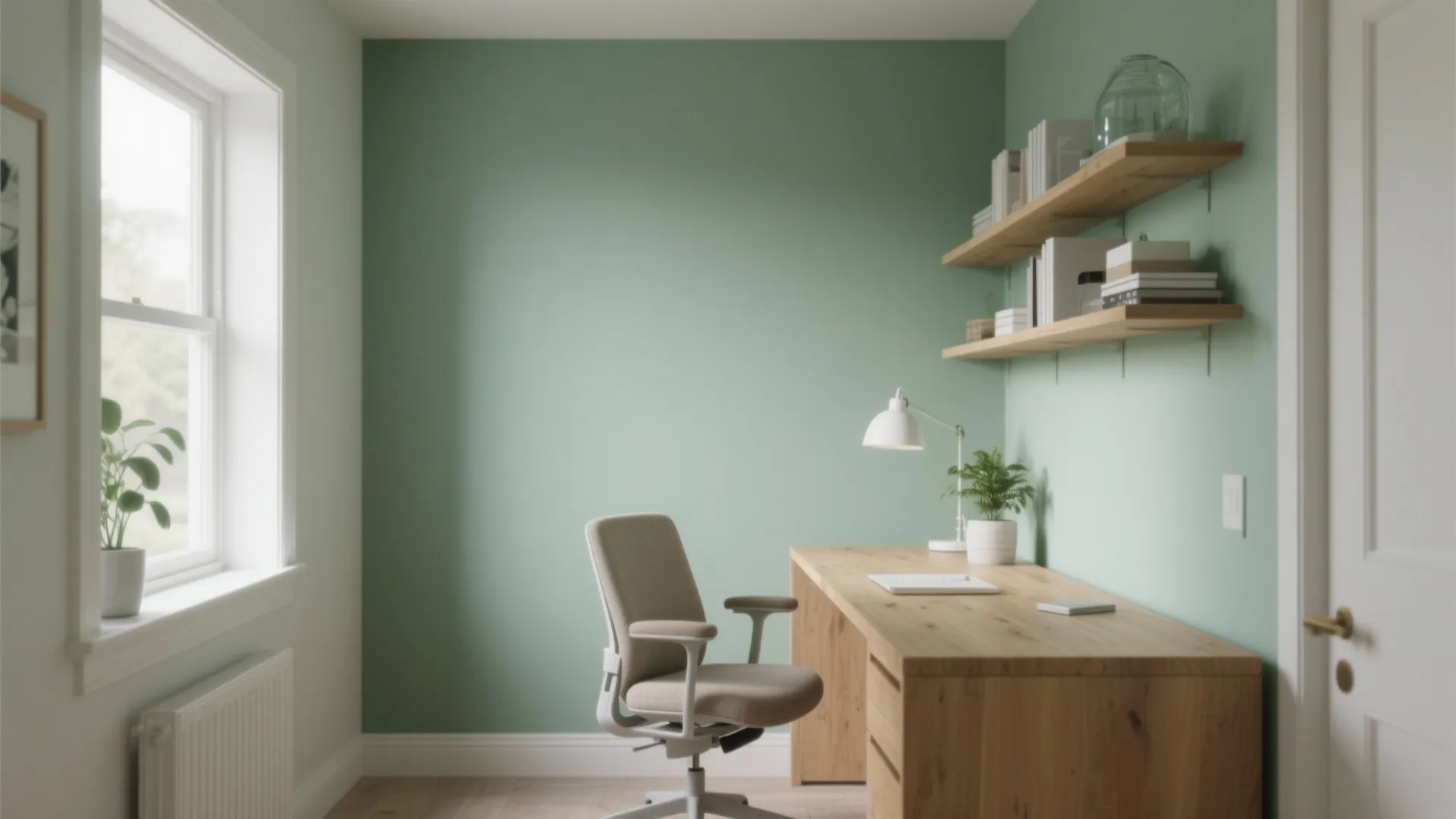 Nature-Inspired Greens & Cool Hues for Calm Focus
