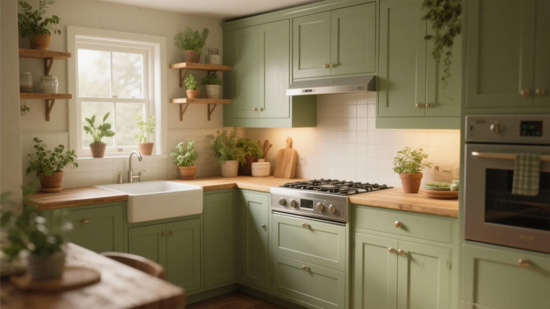 3. Soft Sage and Olive Tones — Subtle Natural Vibes