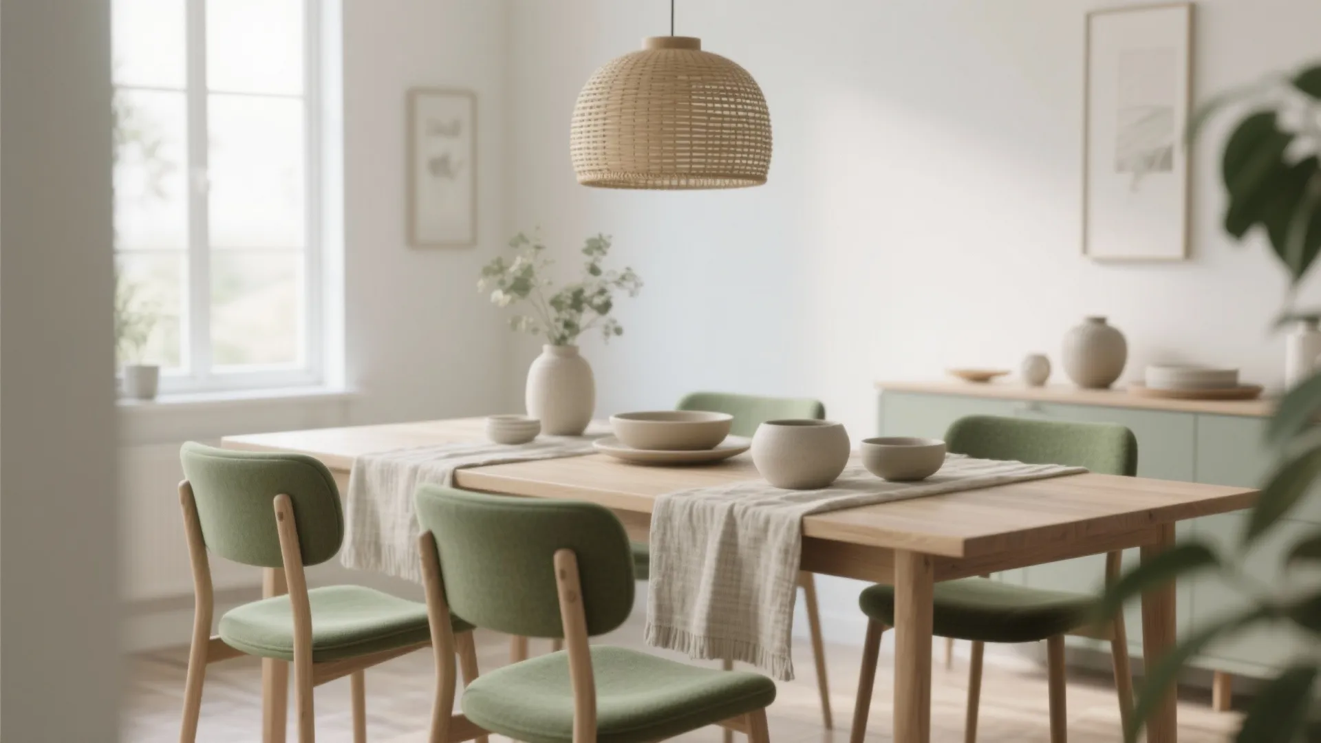 2. Sage Upholstery for Scandinavian Calm