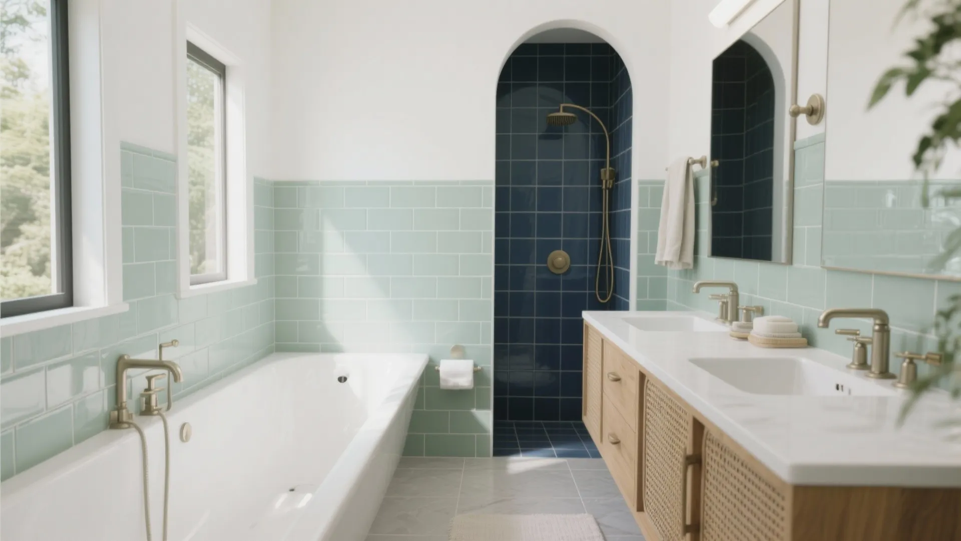 Sage, Seafoam & Deep Navy: Nature-Inspired Blues and Greens