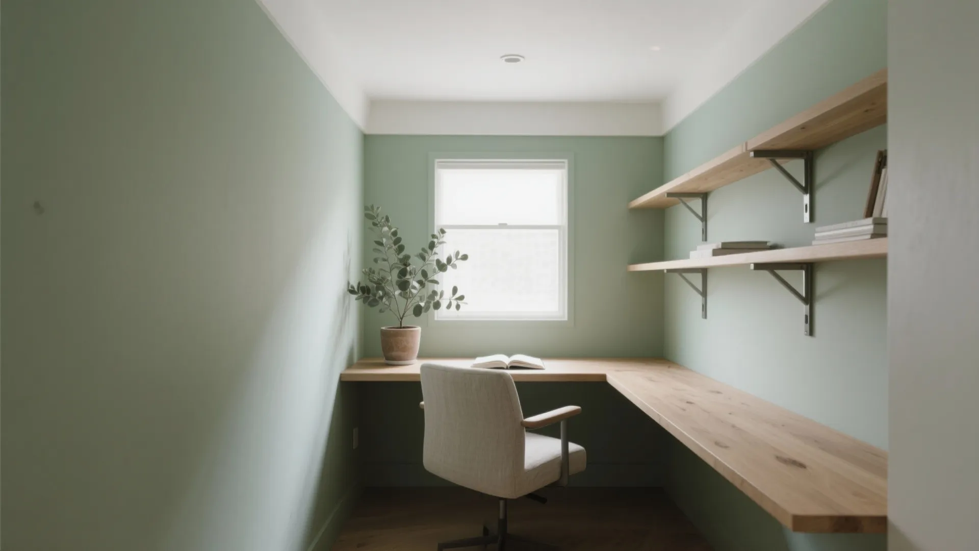 Restful Greens for Cognitive Ease