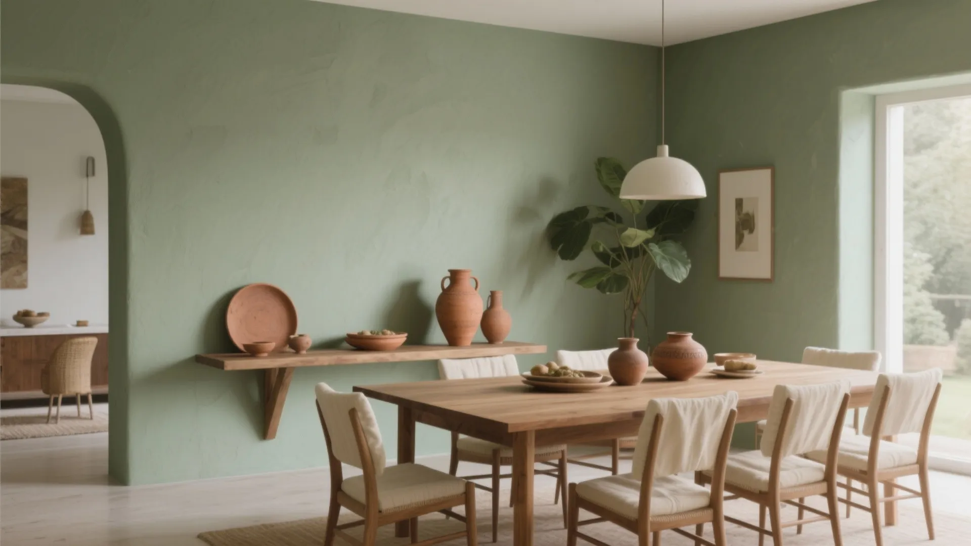 Nature-Inspired Greens and Terracotta Warmth
