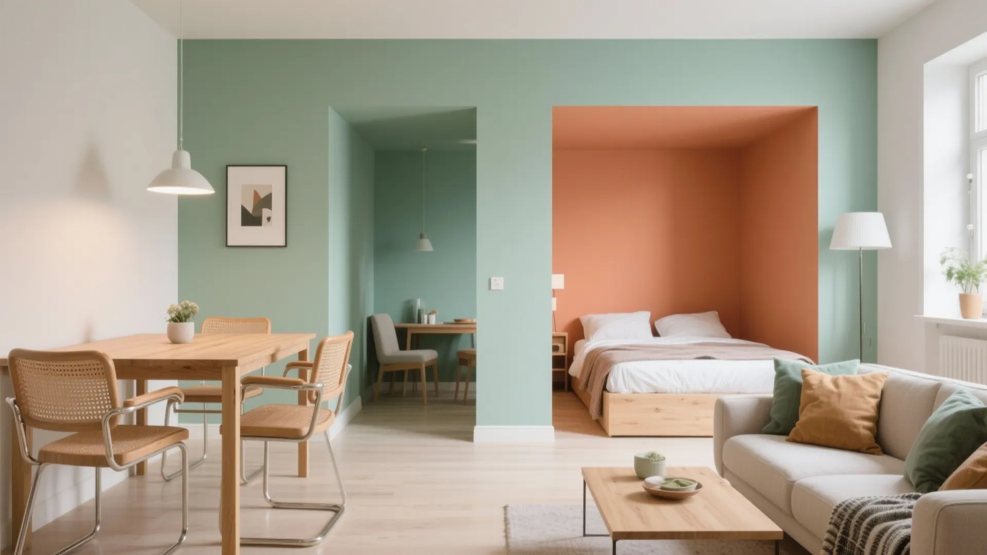 Color Blocking: Sage + Terracotta for Zoning Without Walls