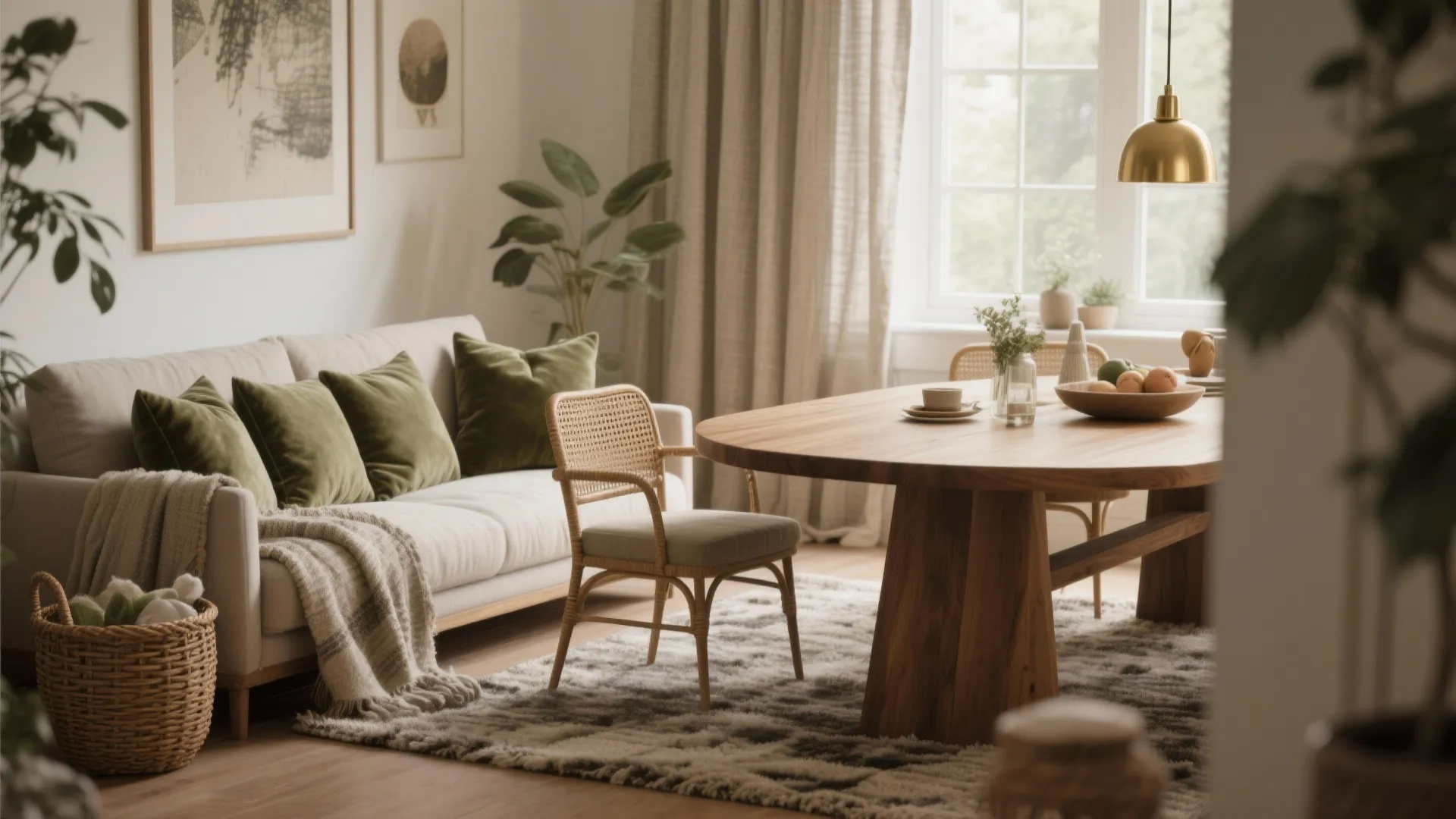 5. Multi-Texture Sage Styling