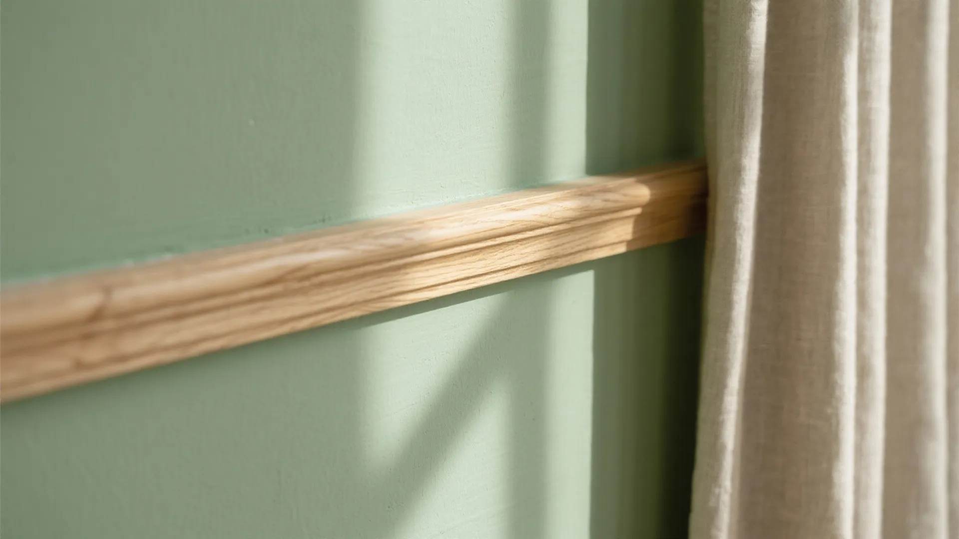 Sage Green Walls with Warm Neutrals